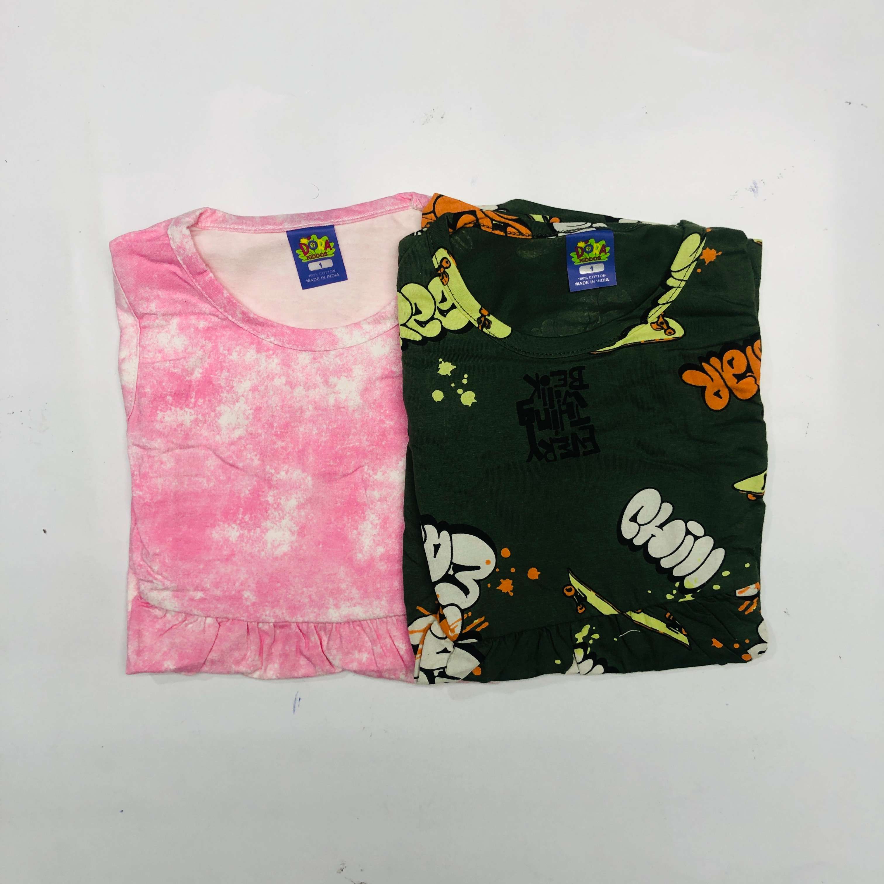 Dora Sleeveless Frock Combo Pack of 2