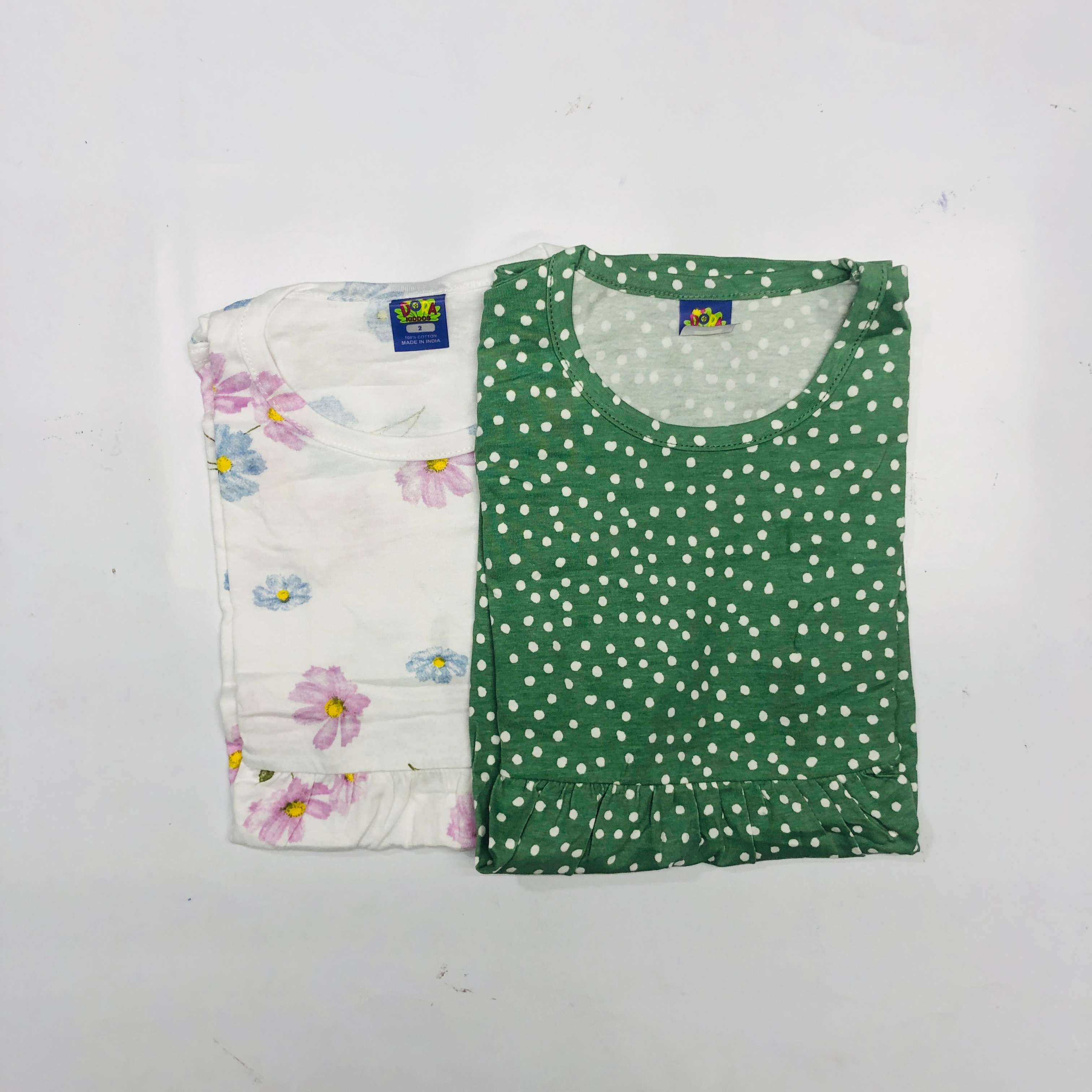 Dora Sleeveless Frock Combo Pack of 2