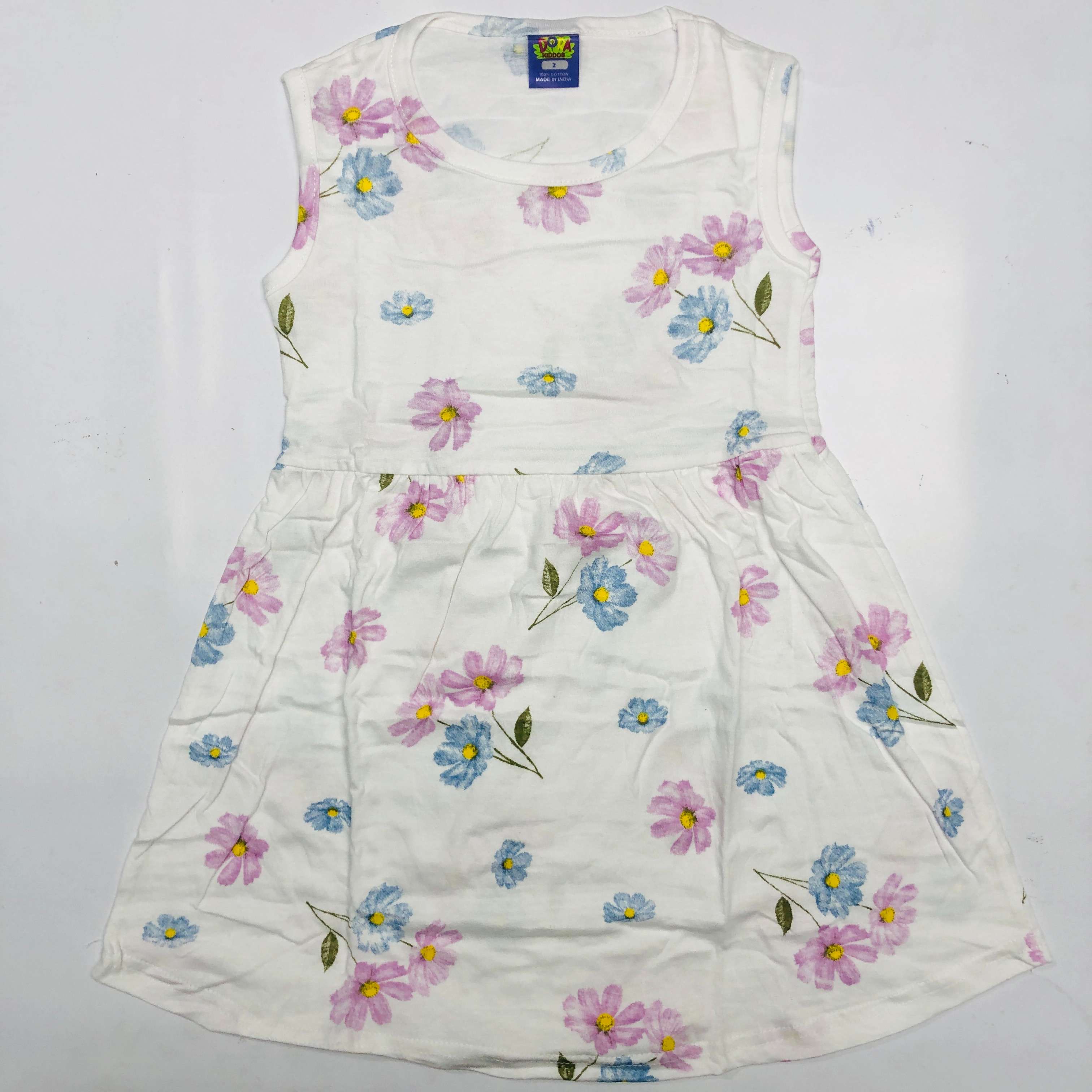 Dora Sleeveless Frock Combo Pack of 2