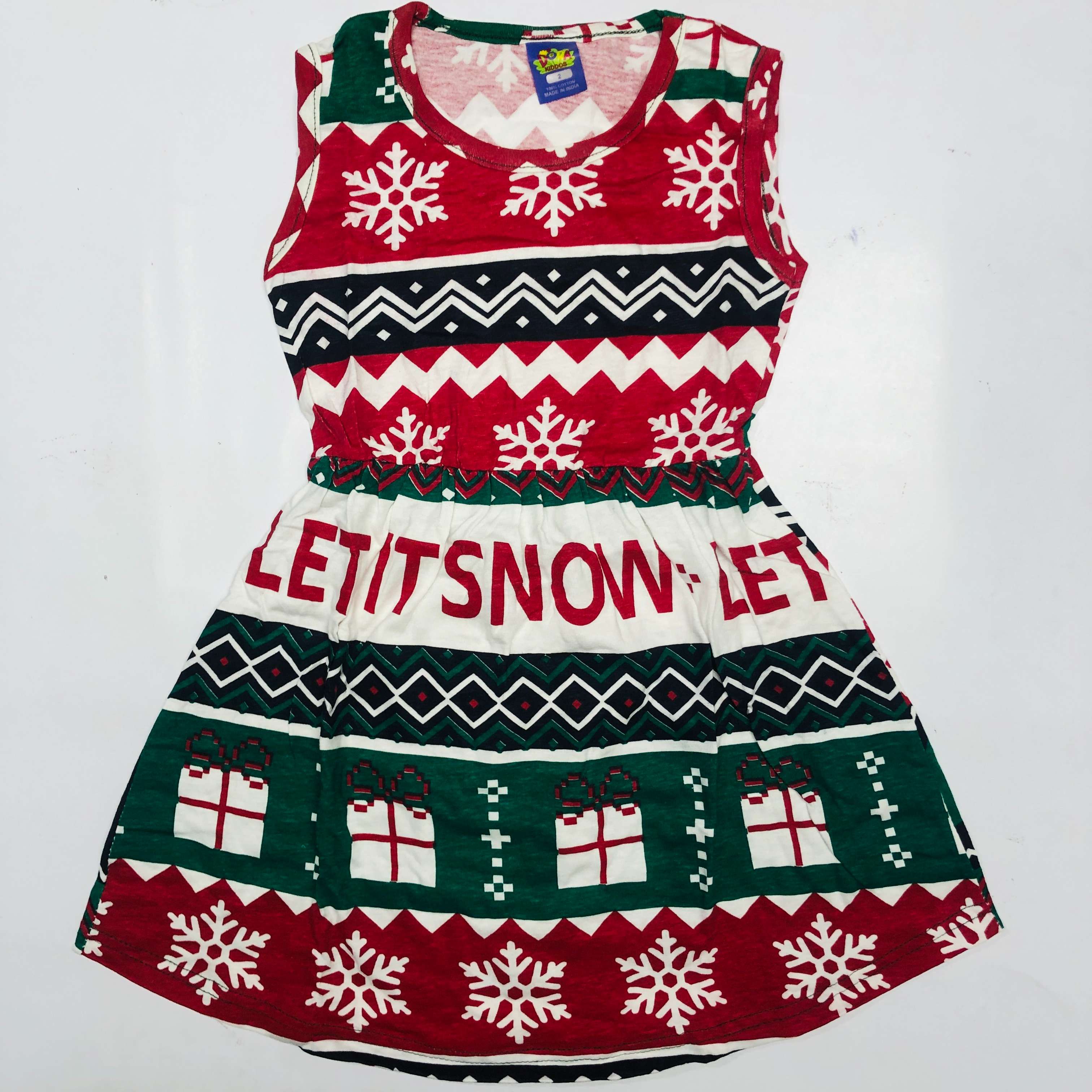 Dora Sleeveless Frock Combo Pack of 2