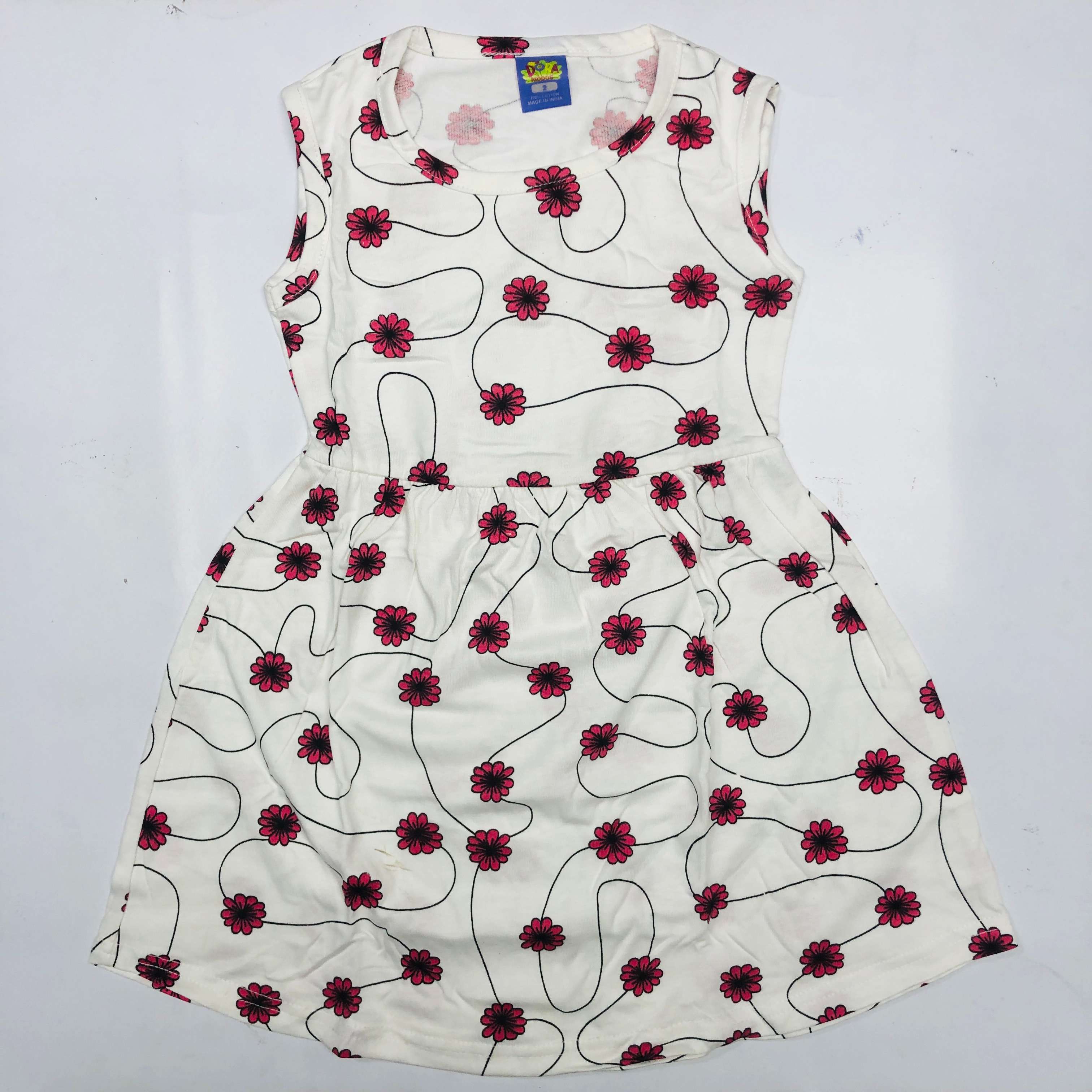 Dora Sleeveless Frock Combo Pack of 2