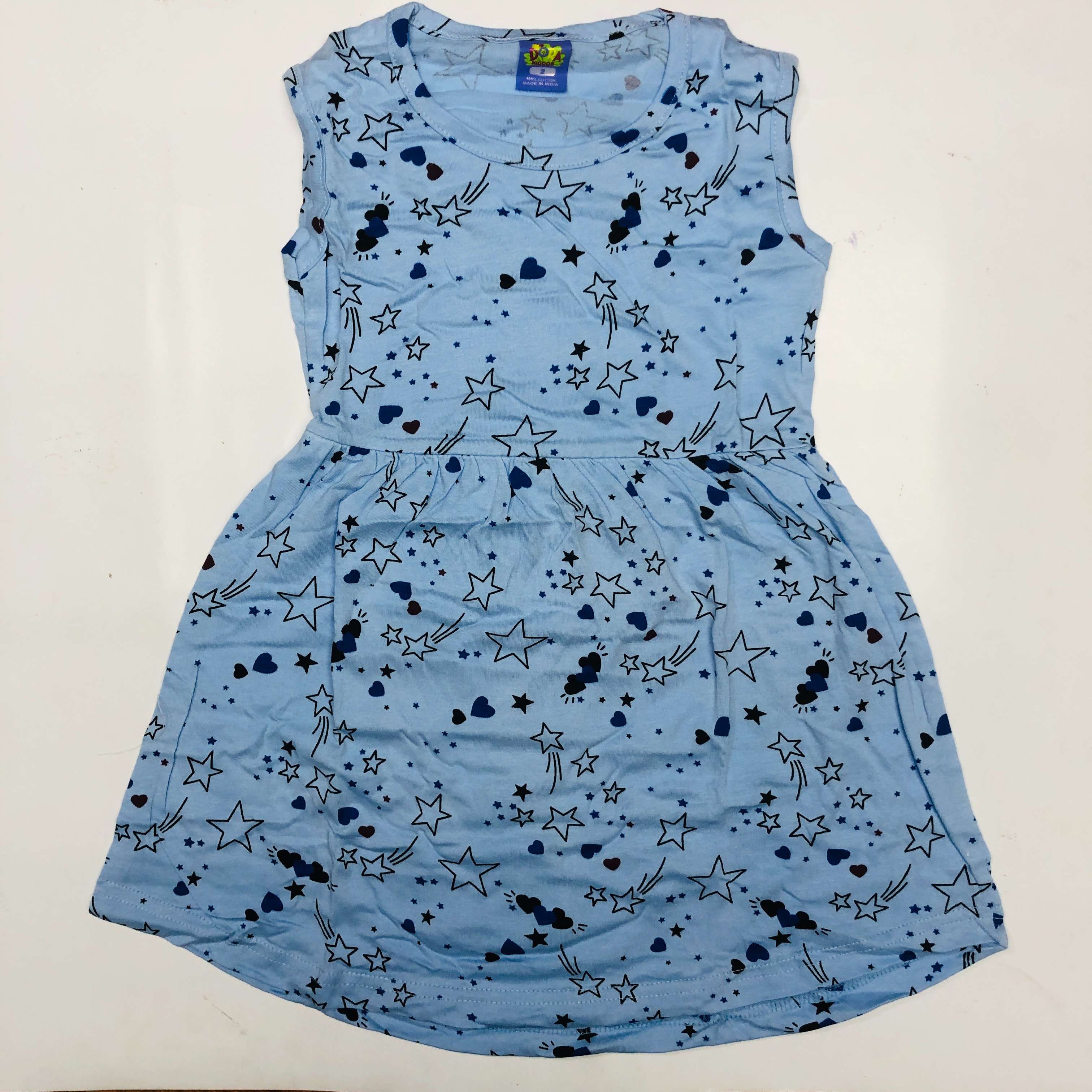 Dora Sleeveless Frock Combo Pack of 2