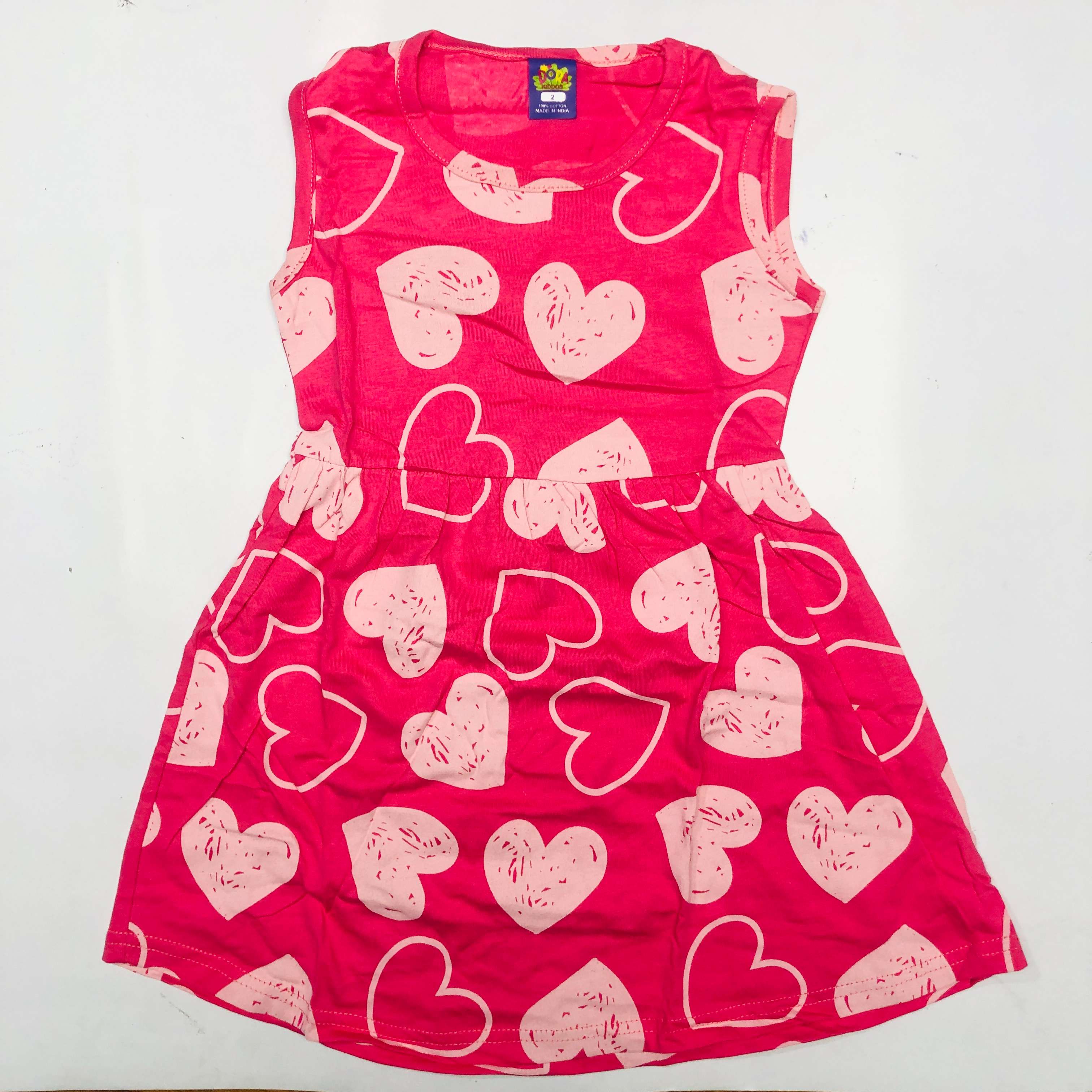 Dora Sleeveless Frock Combo Pack of 2