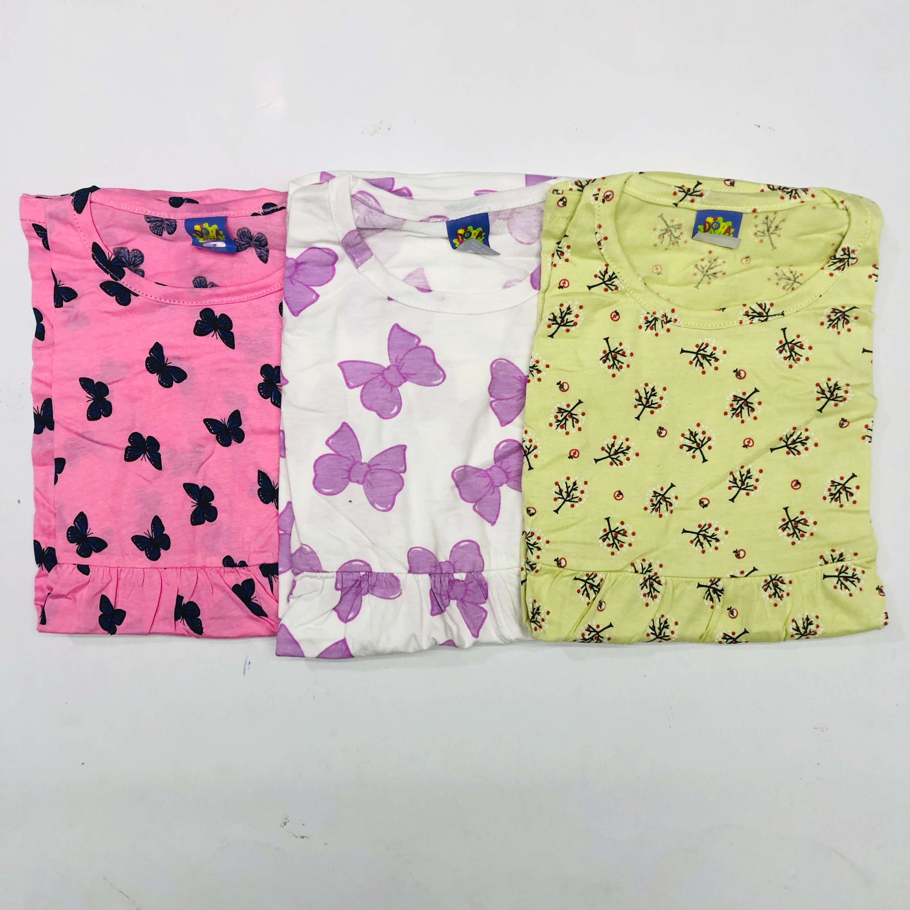 Dora Sleeveless Frock Combo Pack of 3