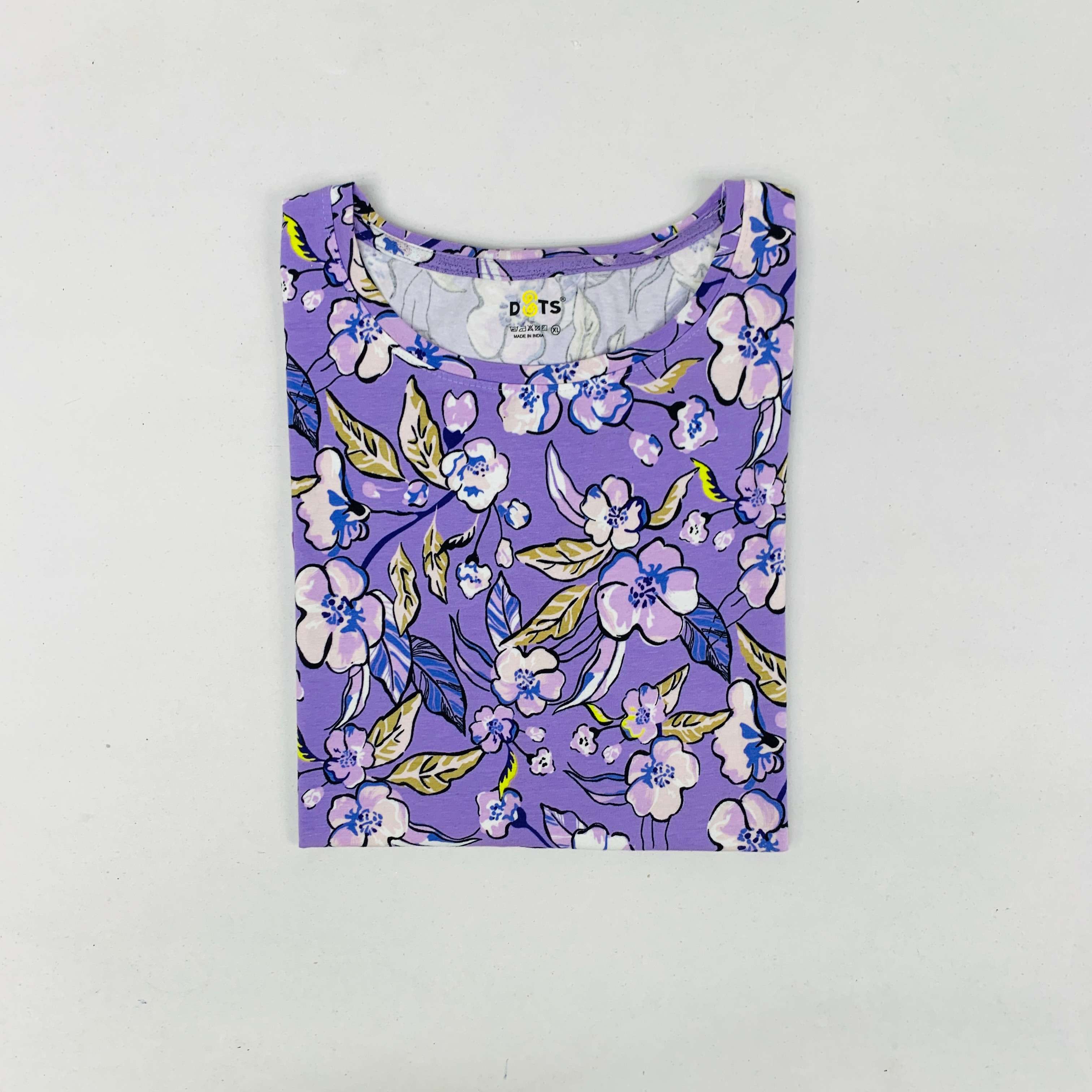 Dots Ladies Printed T-Shirt