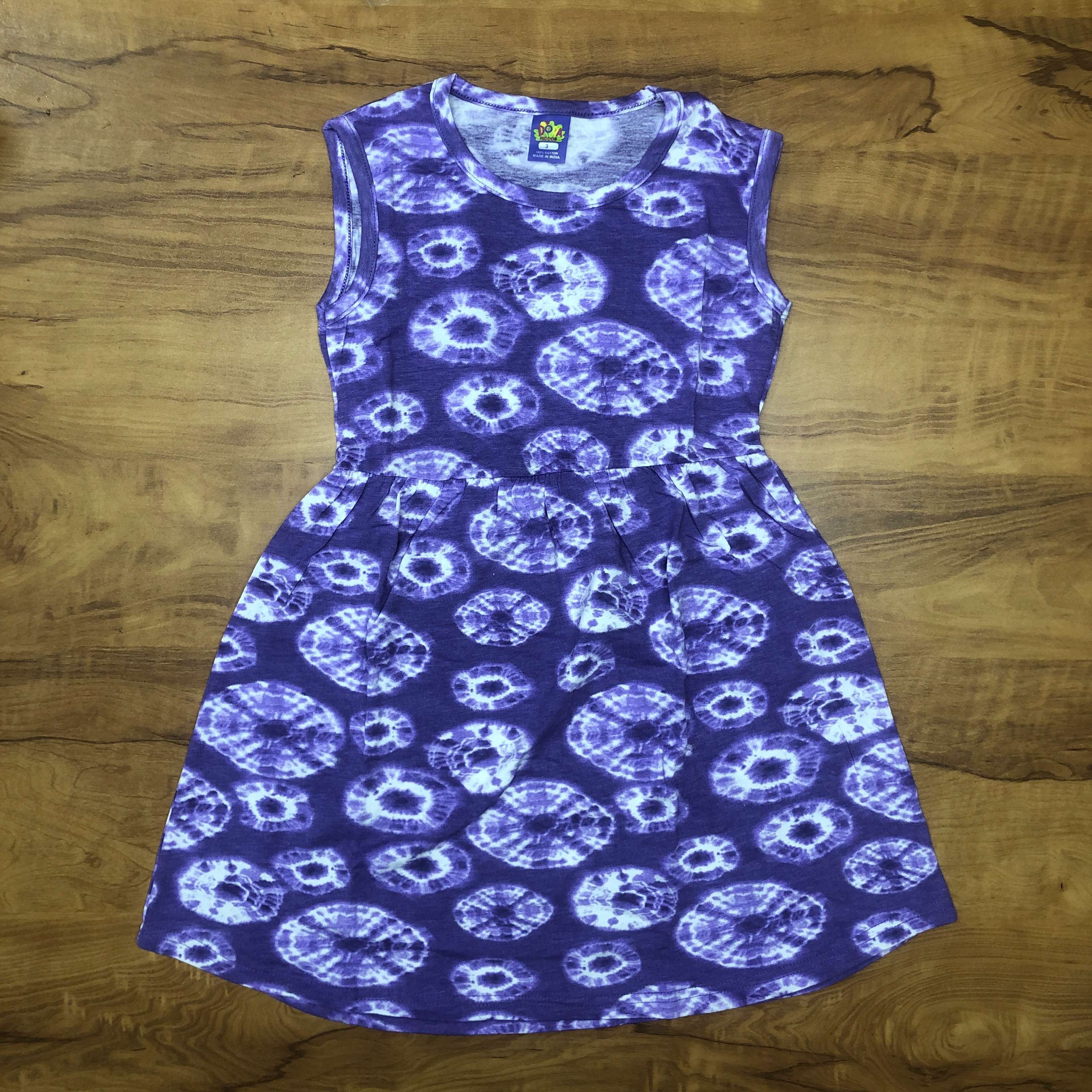 Dora Sleeveless Frock Combo Pack of 3