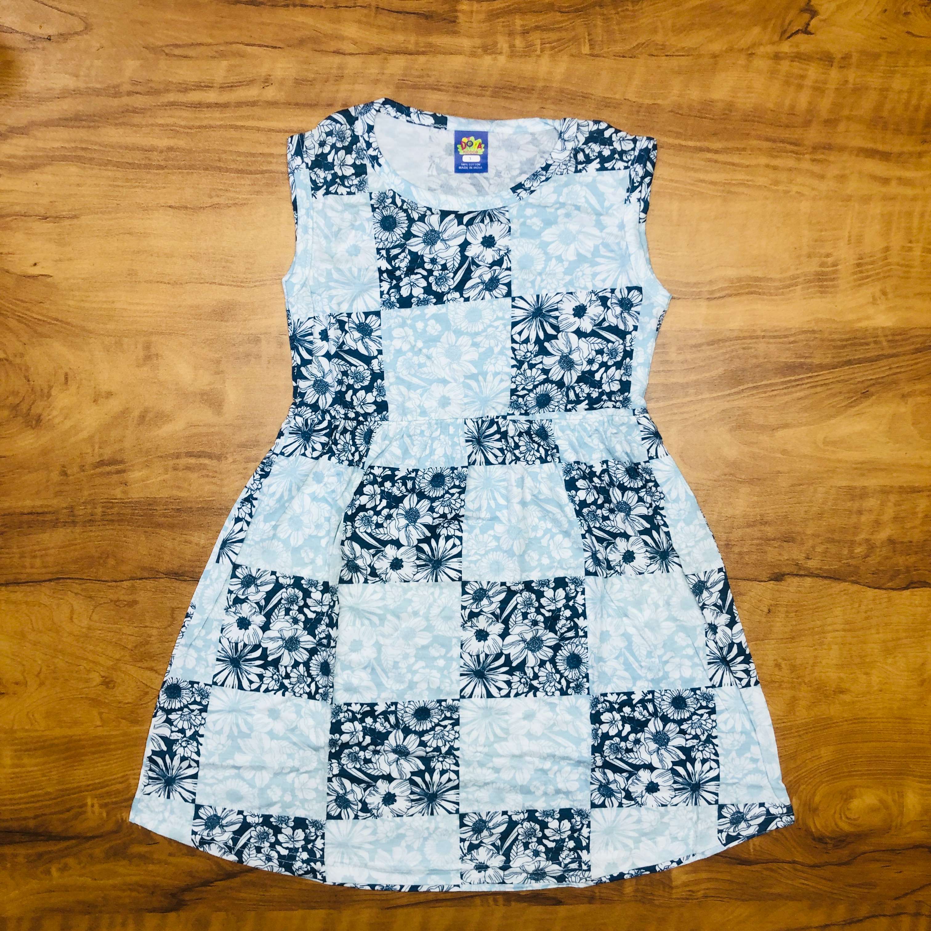 Dora Sleeveless Frock Combo Pack of 3