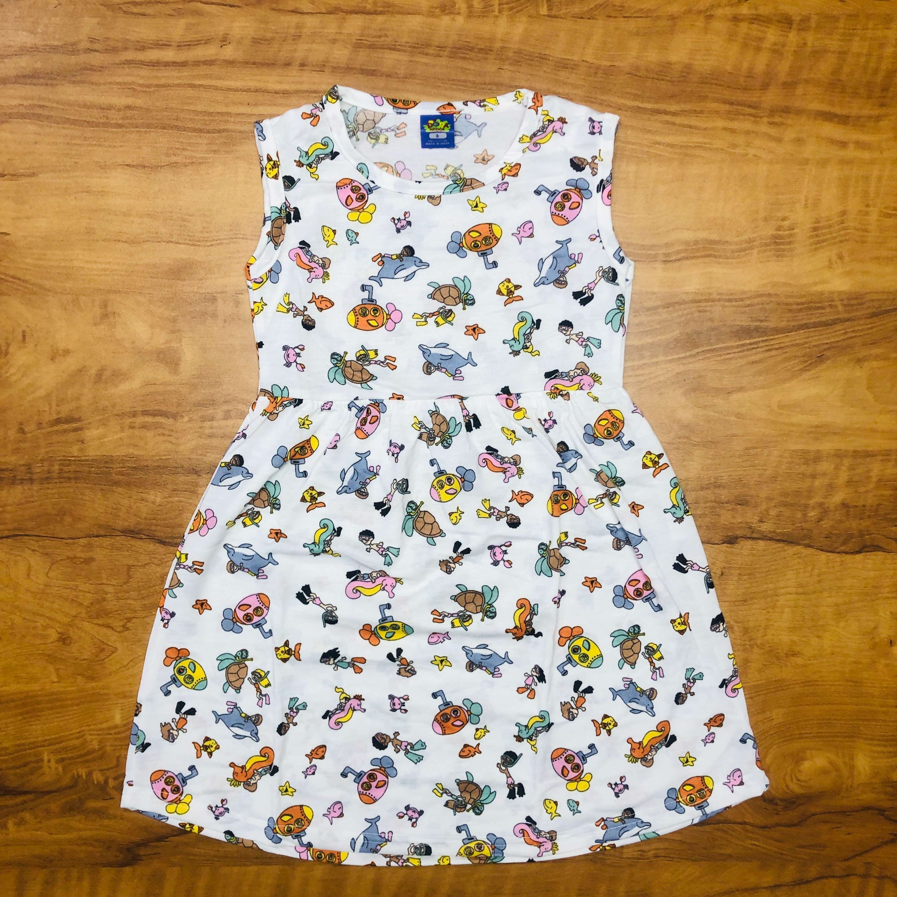 Dora Sleeveless Frock Combo Pack of 2