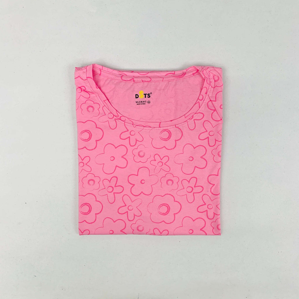 Dots Ladies Printed T-Shirt
