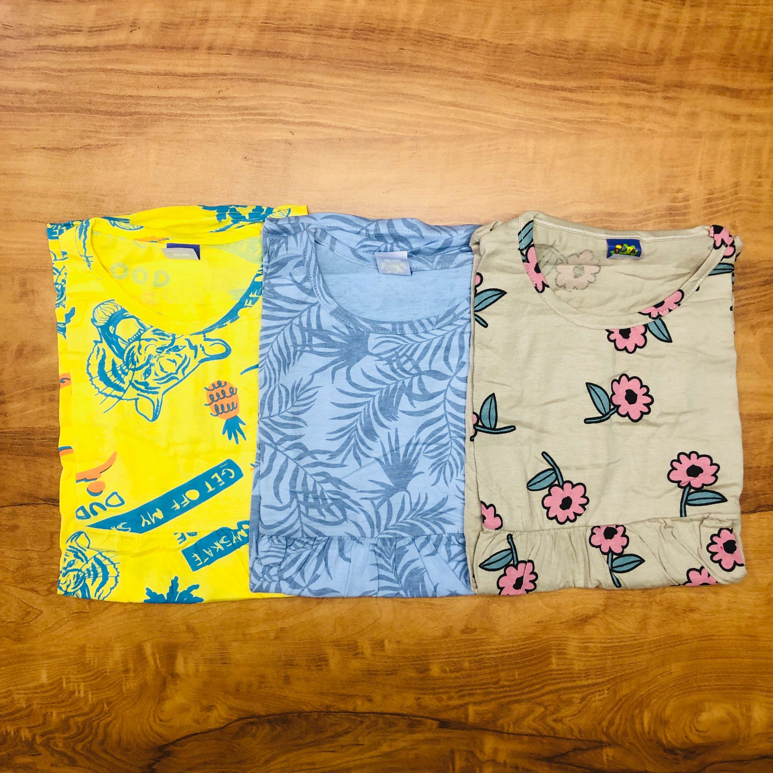 Dora Sleeveless Frock Combo Pack of 3