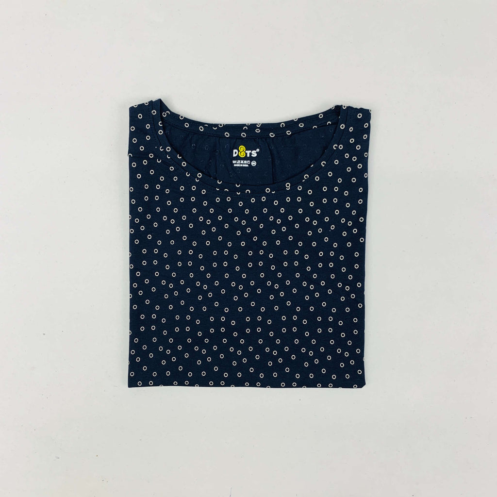 Dots Ladies Printed T-Shirt