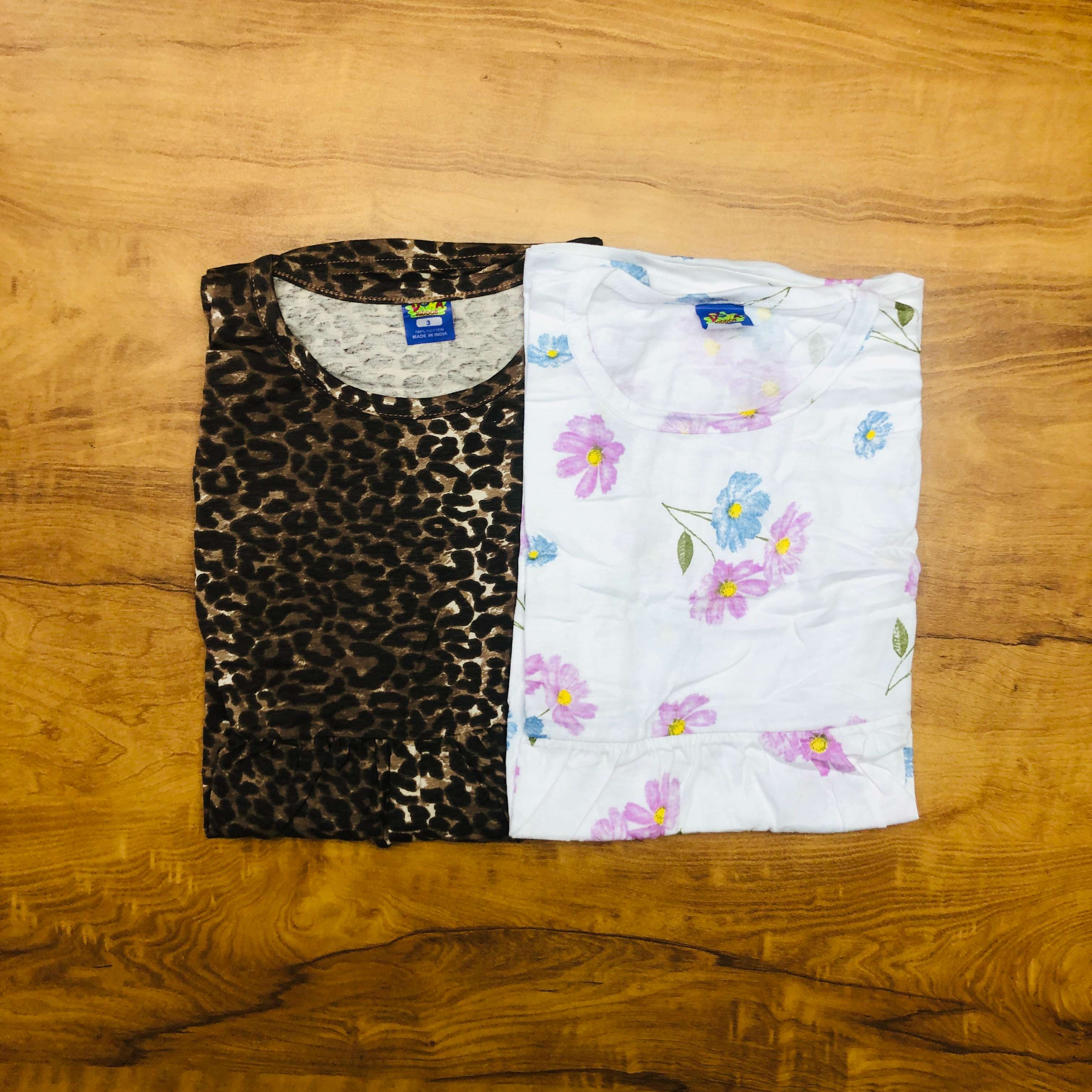 Dora Sleeveless Frock Combo Pack of 2