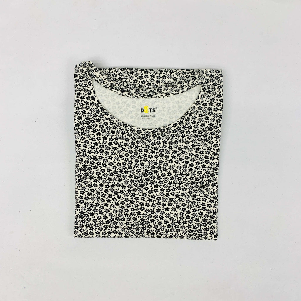 Dots Ladies Printed T-Shirt