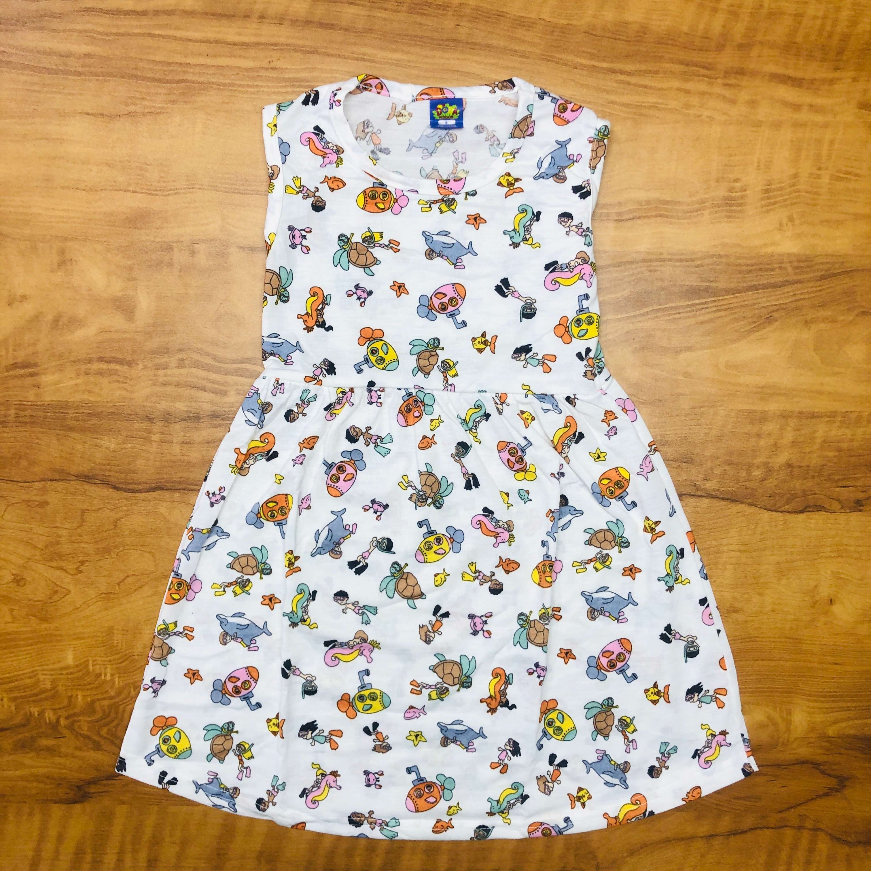 Dora Sleeveless Frock Combo Pack of 3