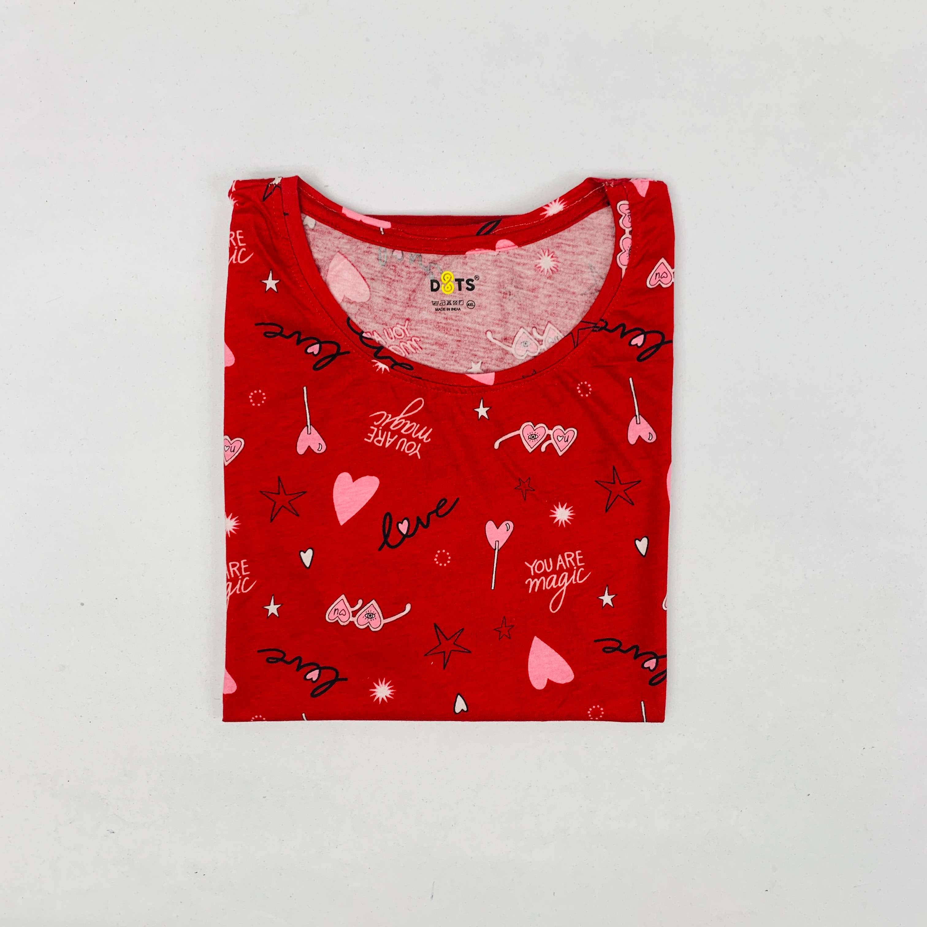 Dots Ladies Printed T-Shirt