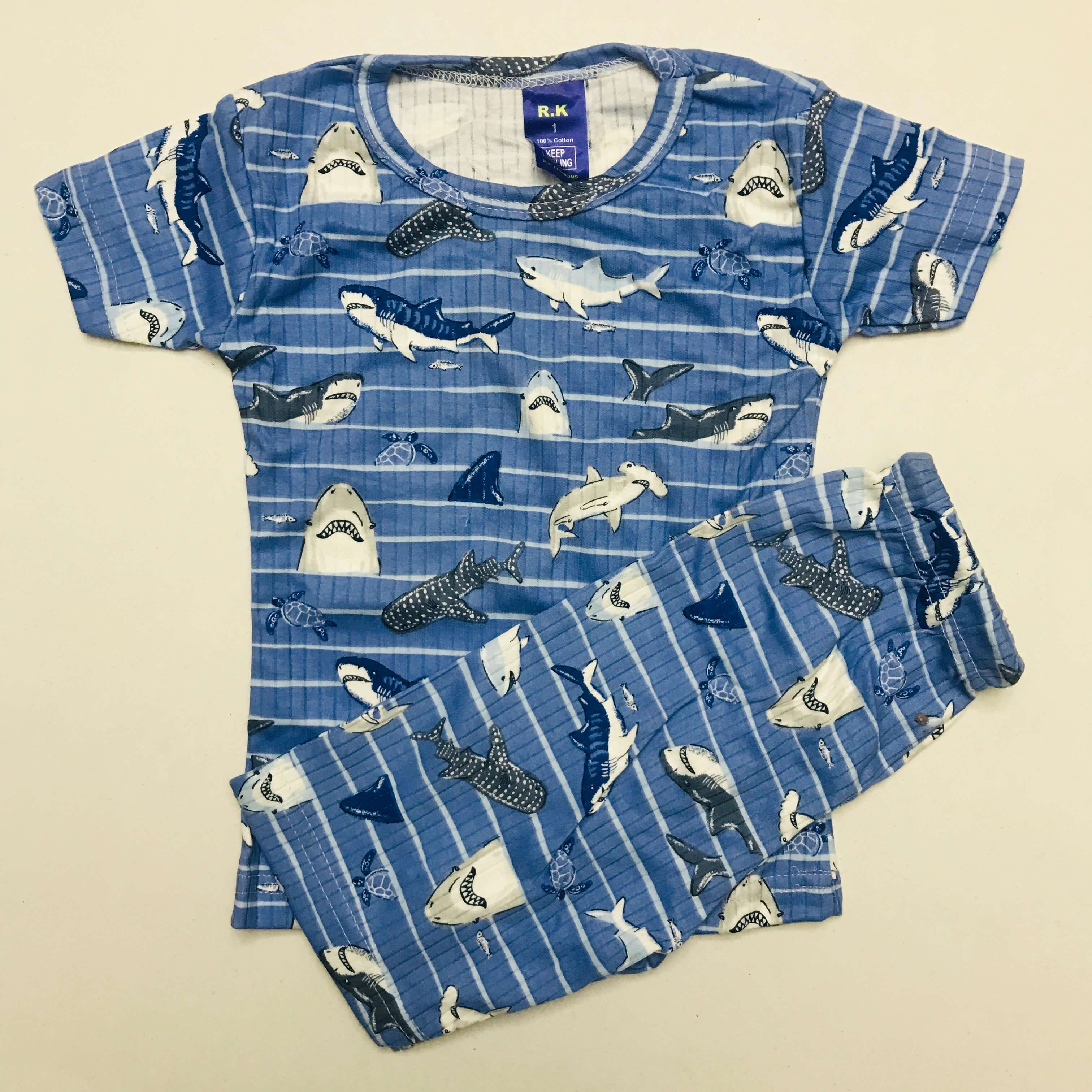 Kids Printed Shorts Set