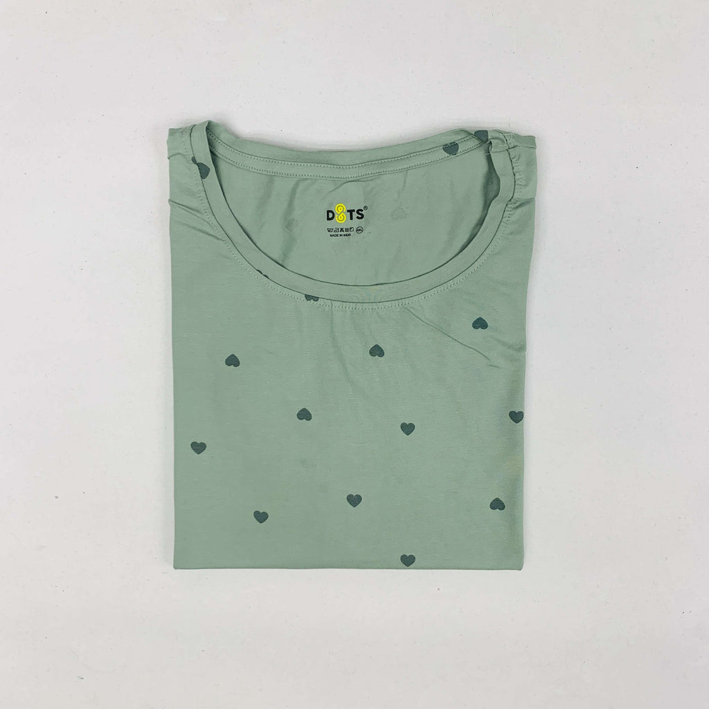 Dots Ladies Printed T-Shirt