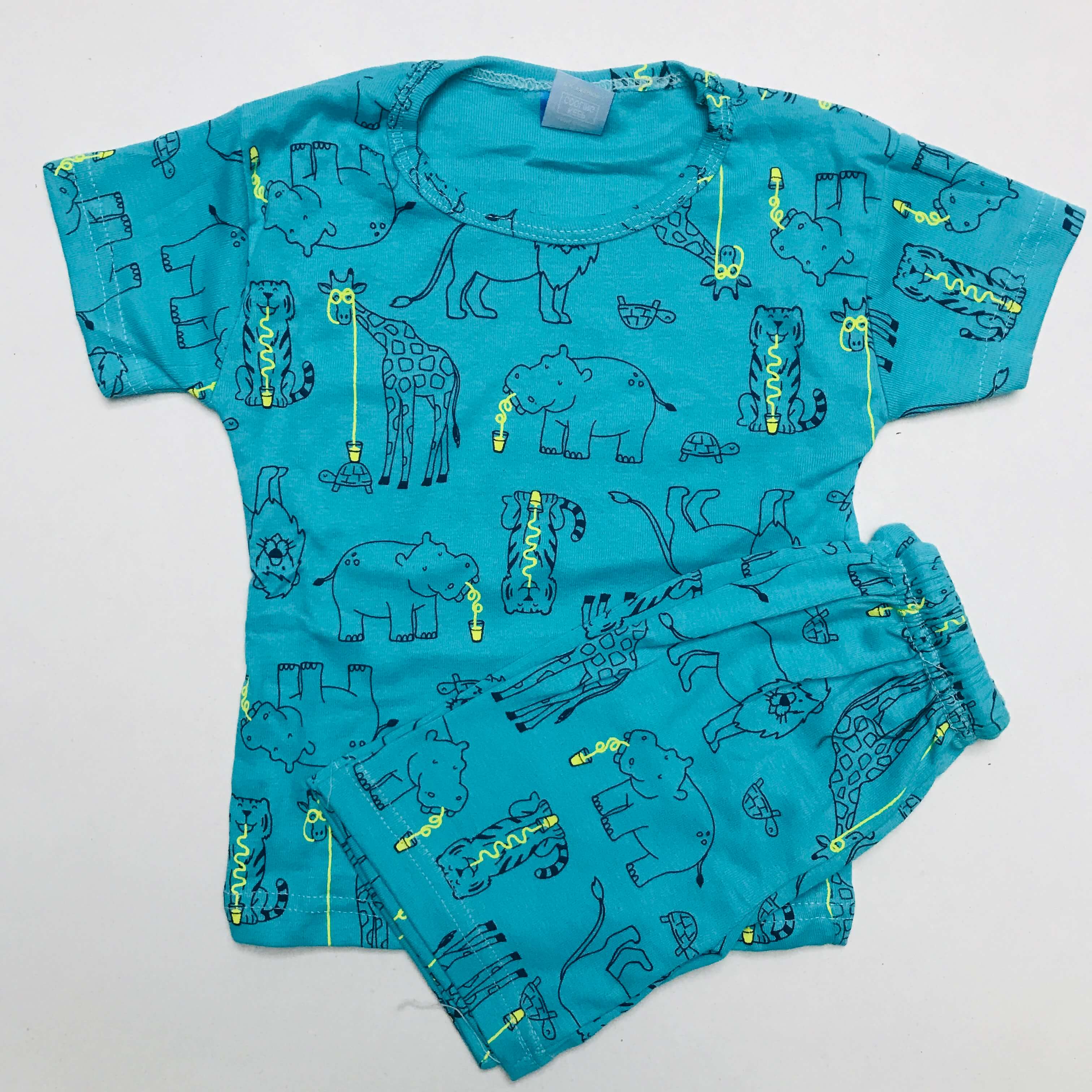 Kids Printed Shorts Set