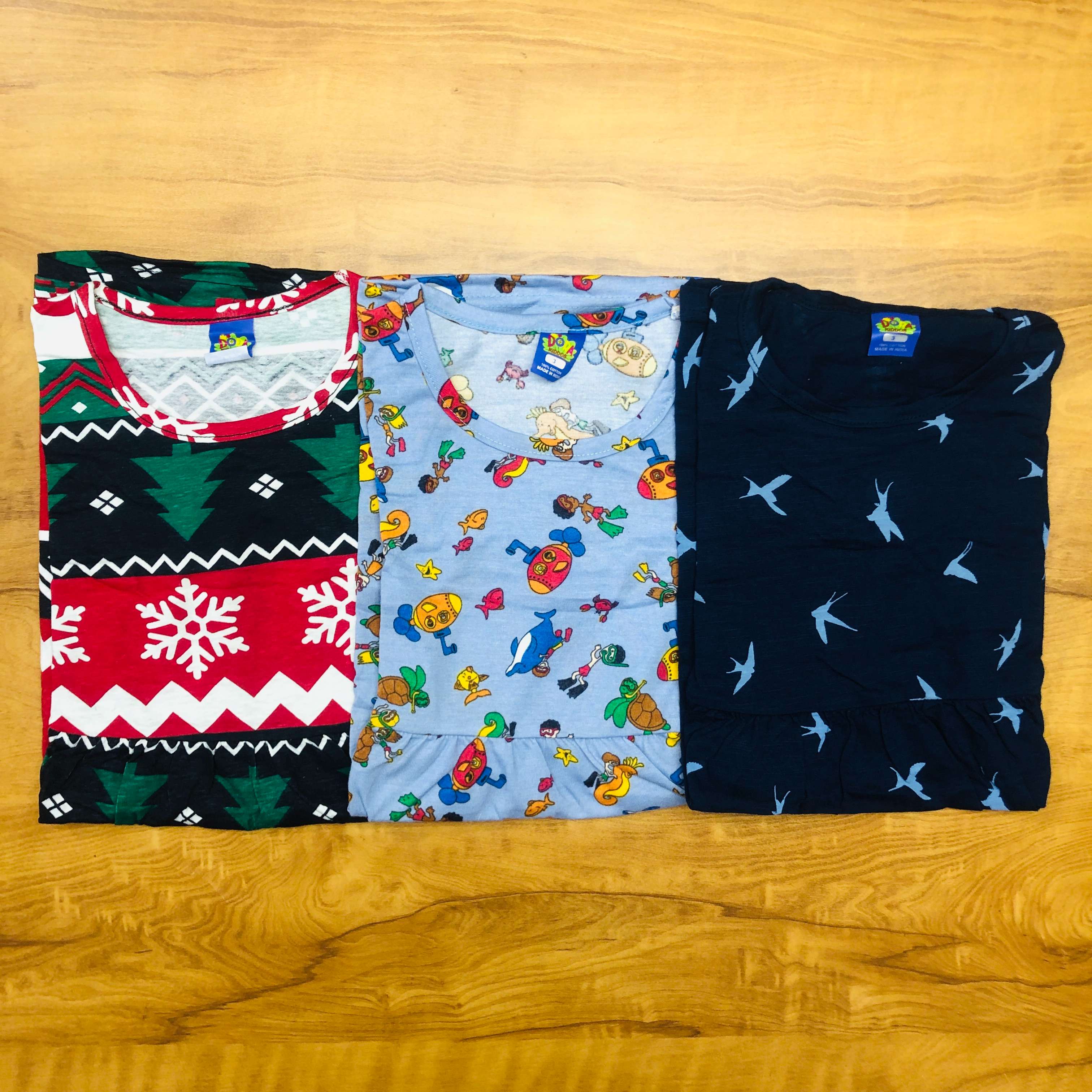 Dora  Frock Combo Pack of 3