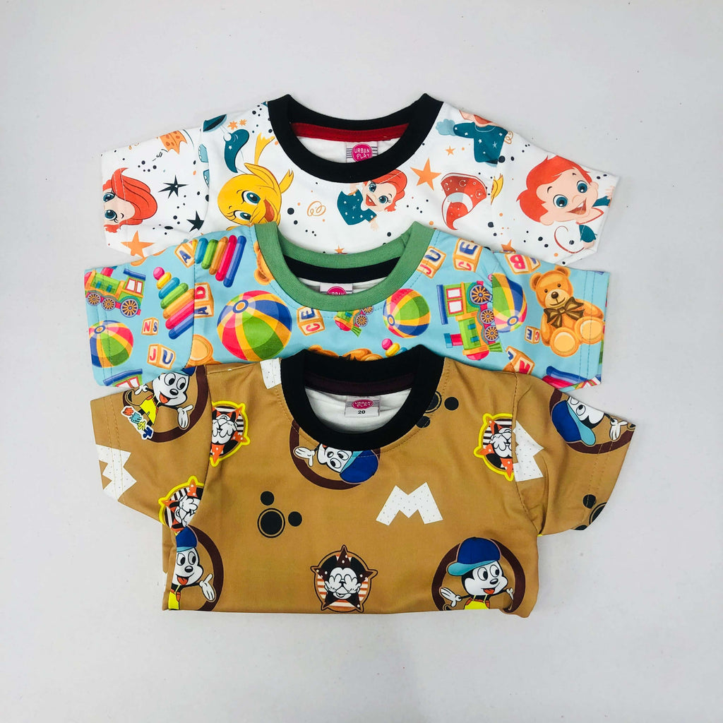 Little Heroes T-Shirt Combo Pack Of 3
