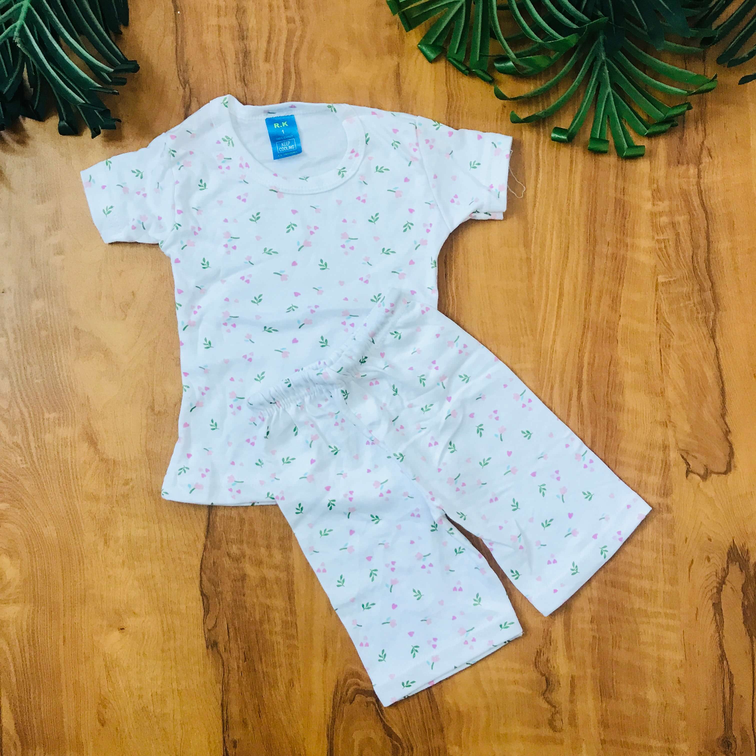 Kids Printed Shorts Set