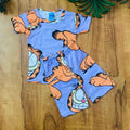 Kids Printed Shorts Set