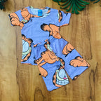 Kids Printed Shorts Set