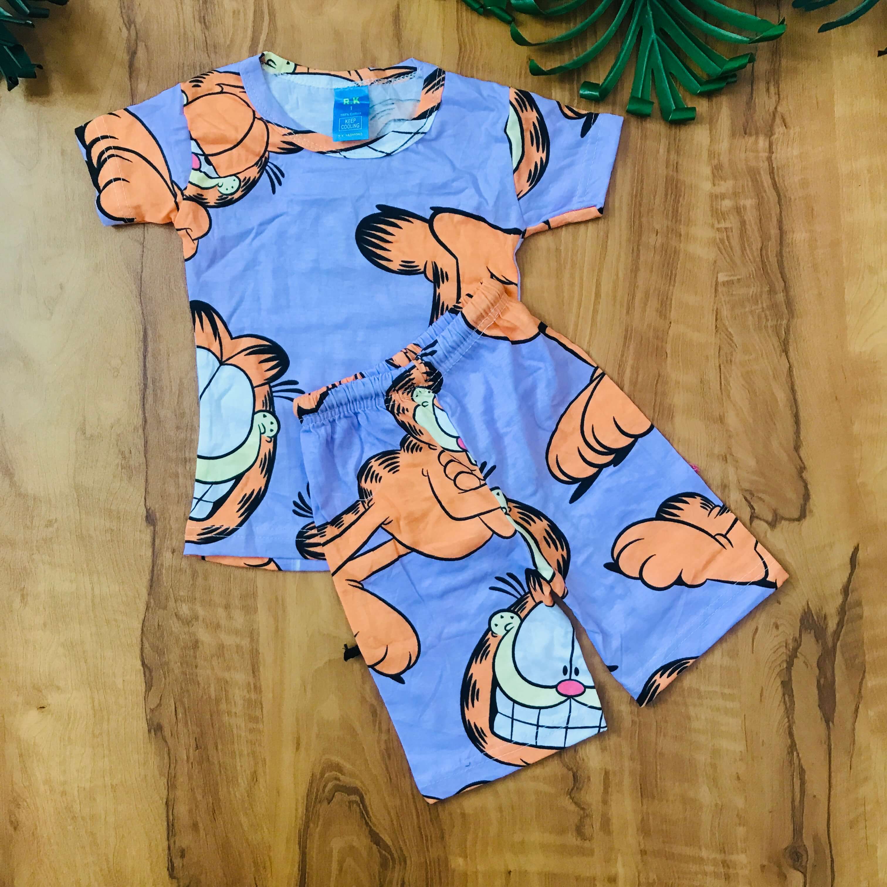 Kids Printed Shorts Set