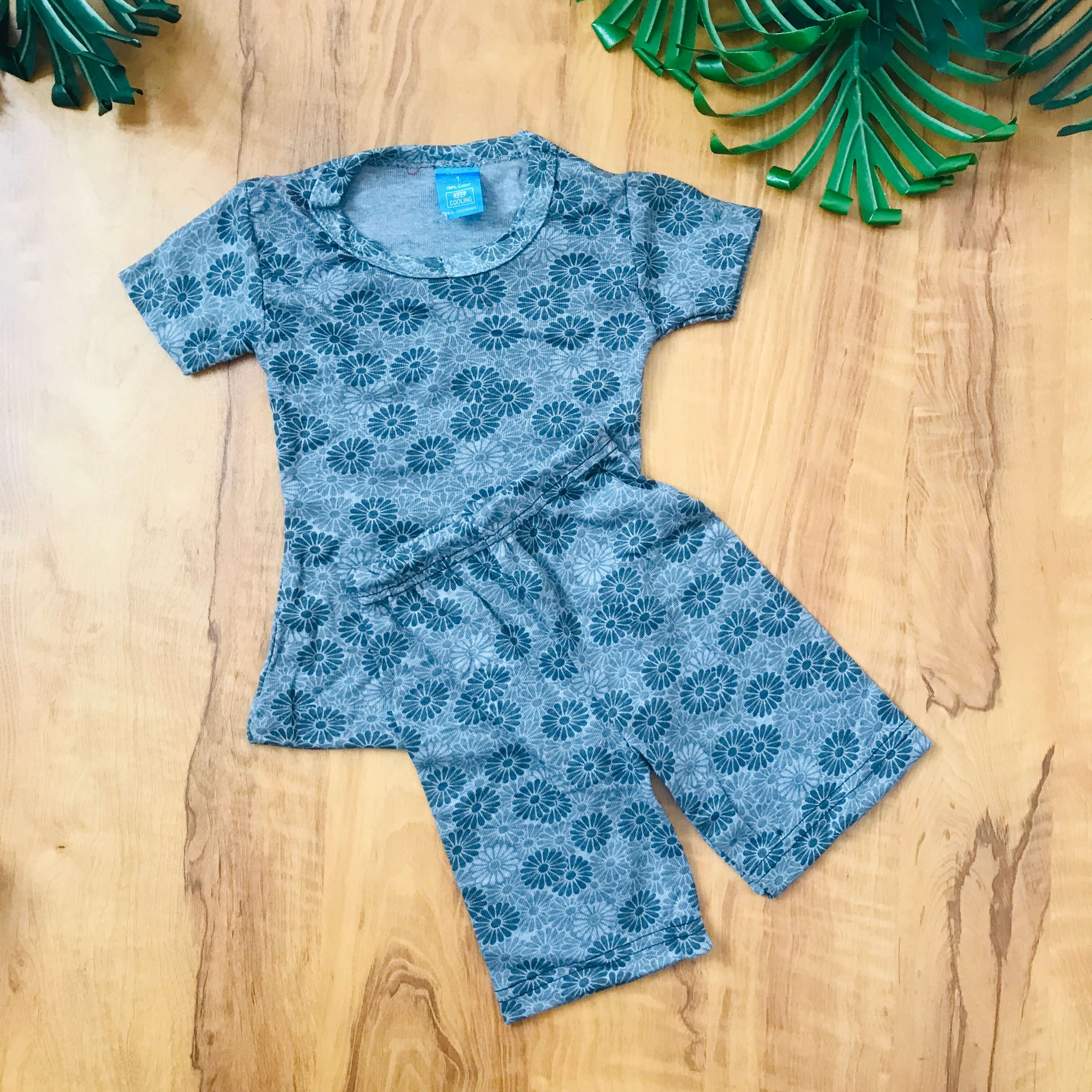 Kids Printed Shorts Set