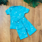Kids Printed Shorts Set