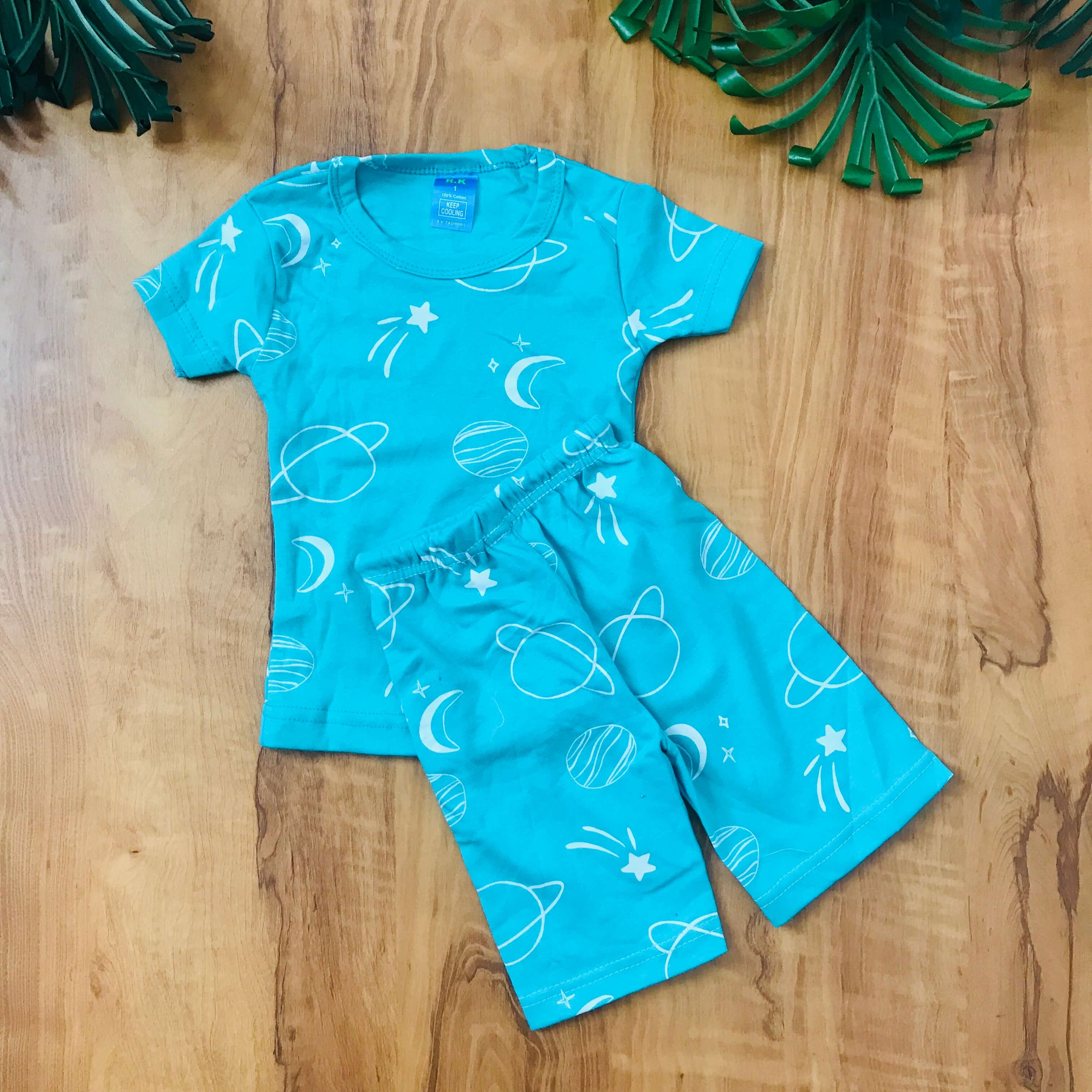 Kids Printed Shorts Set