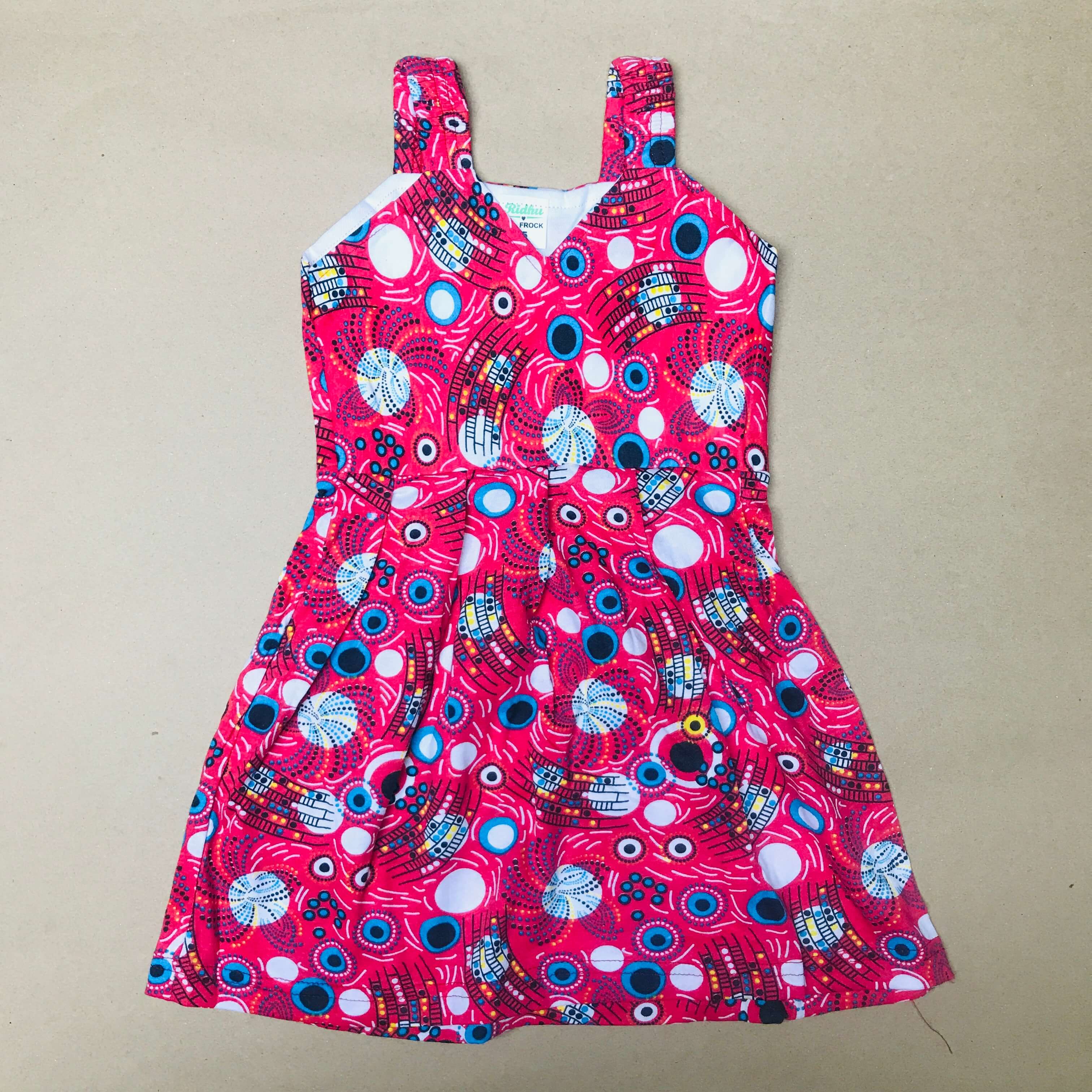 Blooms Sleeveless Frock (Pack Of 2)