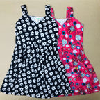 Blooms Sleeveless Frock (Pack Of 2)