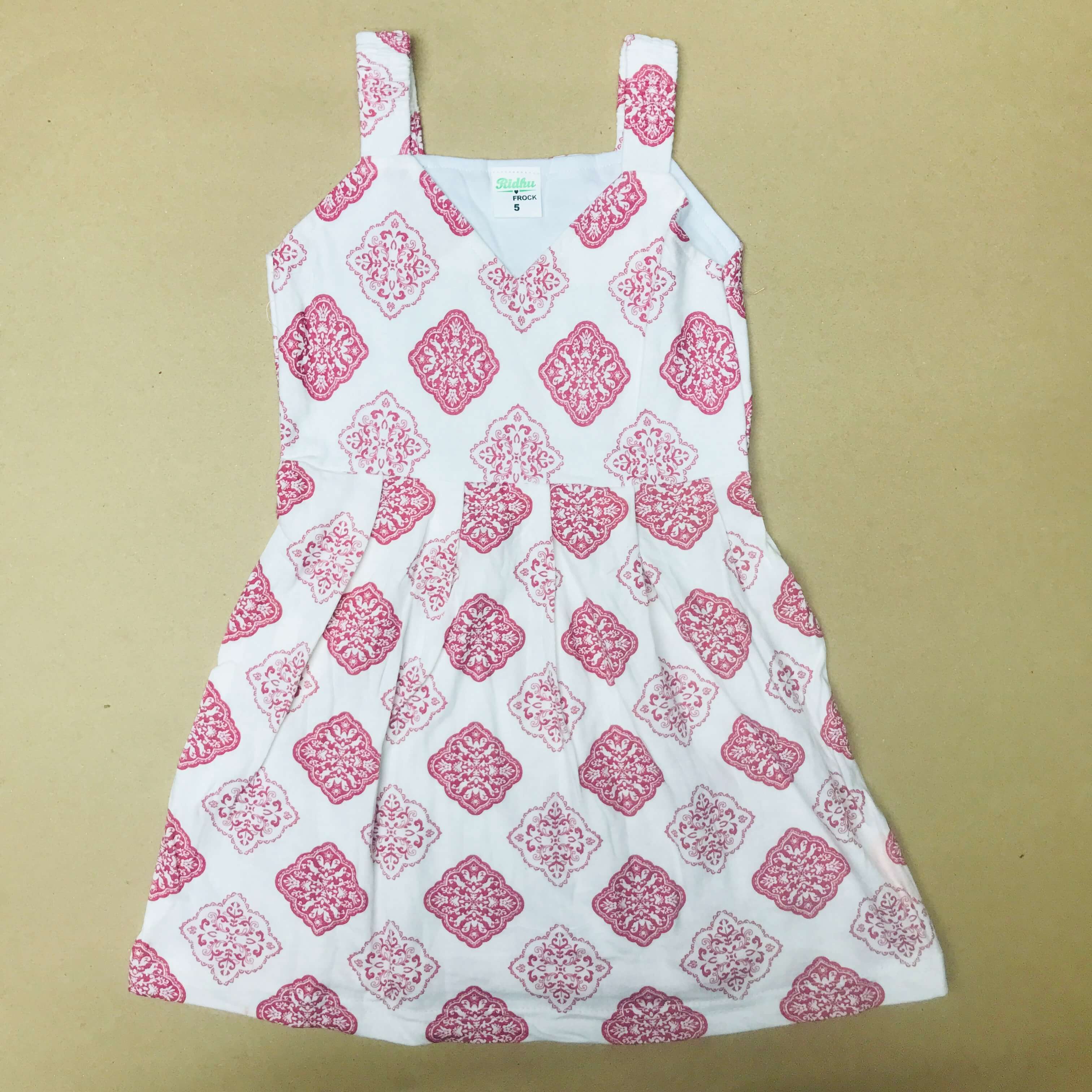 Blooms Sleeveless Frock (Pack Of 2)