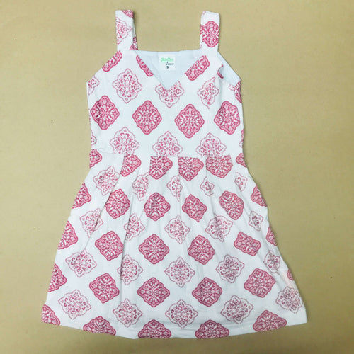 Blooms Sleeveless Frock (Pack Of 2)