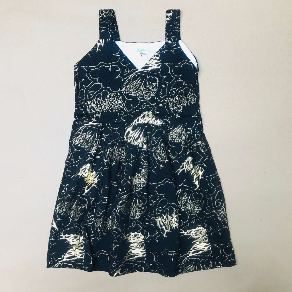 Blooms Sleeveless Frock (Pack Of 2)