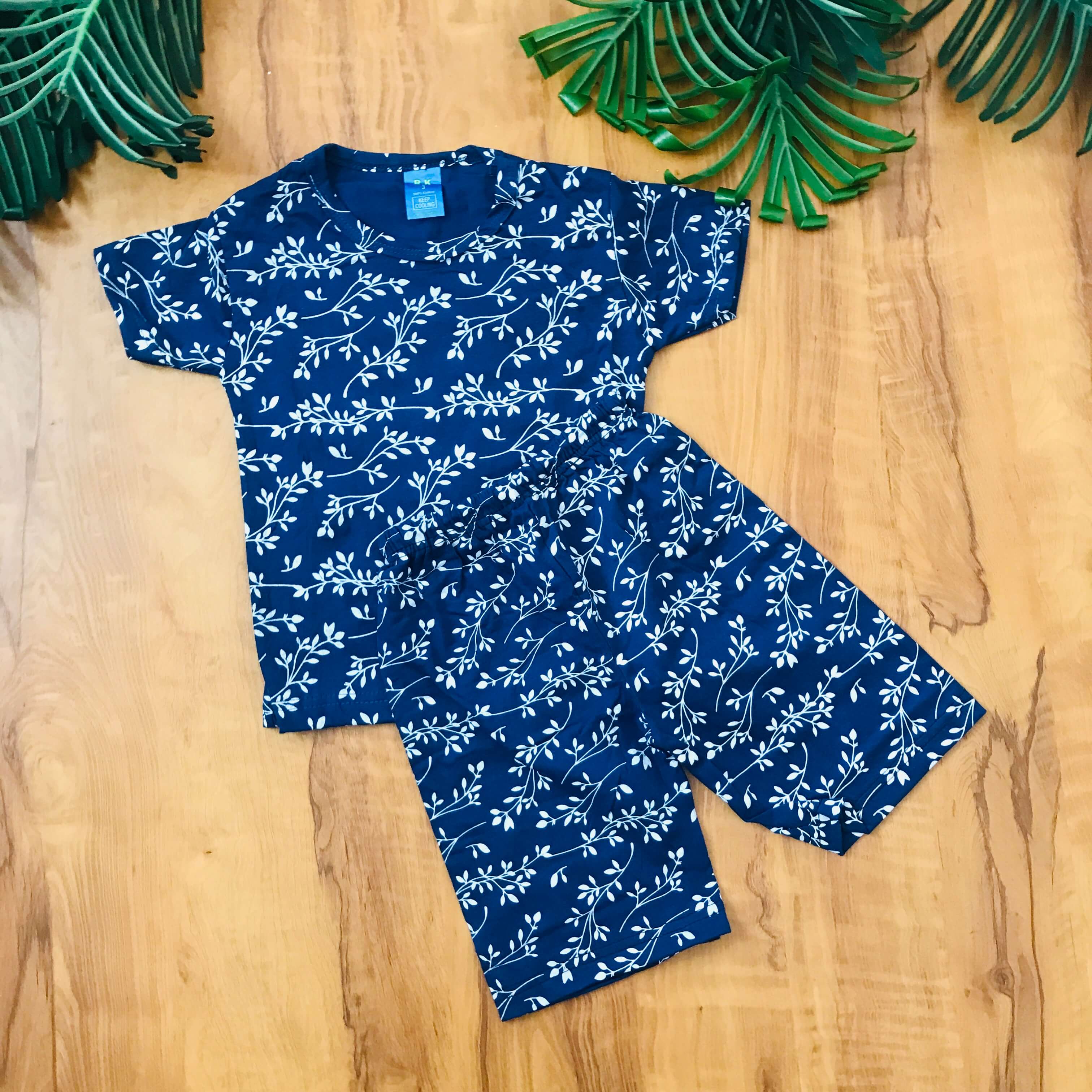 Kids Printed Shorts Set