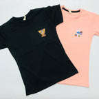 Printed Fabric Tencel T Shirt  (Pack of 2)