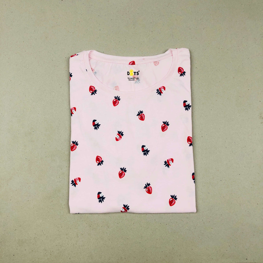 Dots Ladies Printed T-Shirt