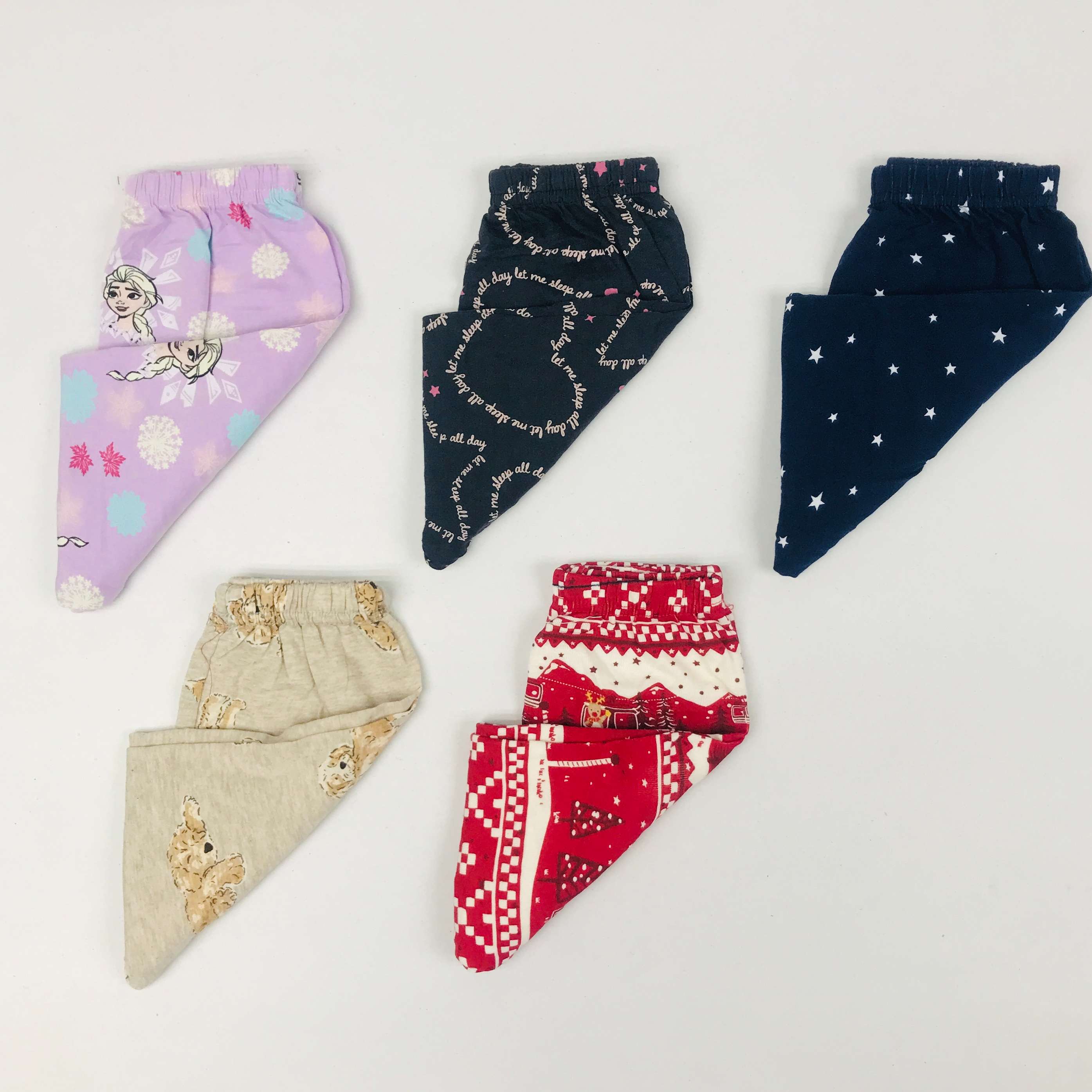 Unisex Kids Pants Pack of 5