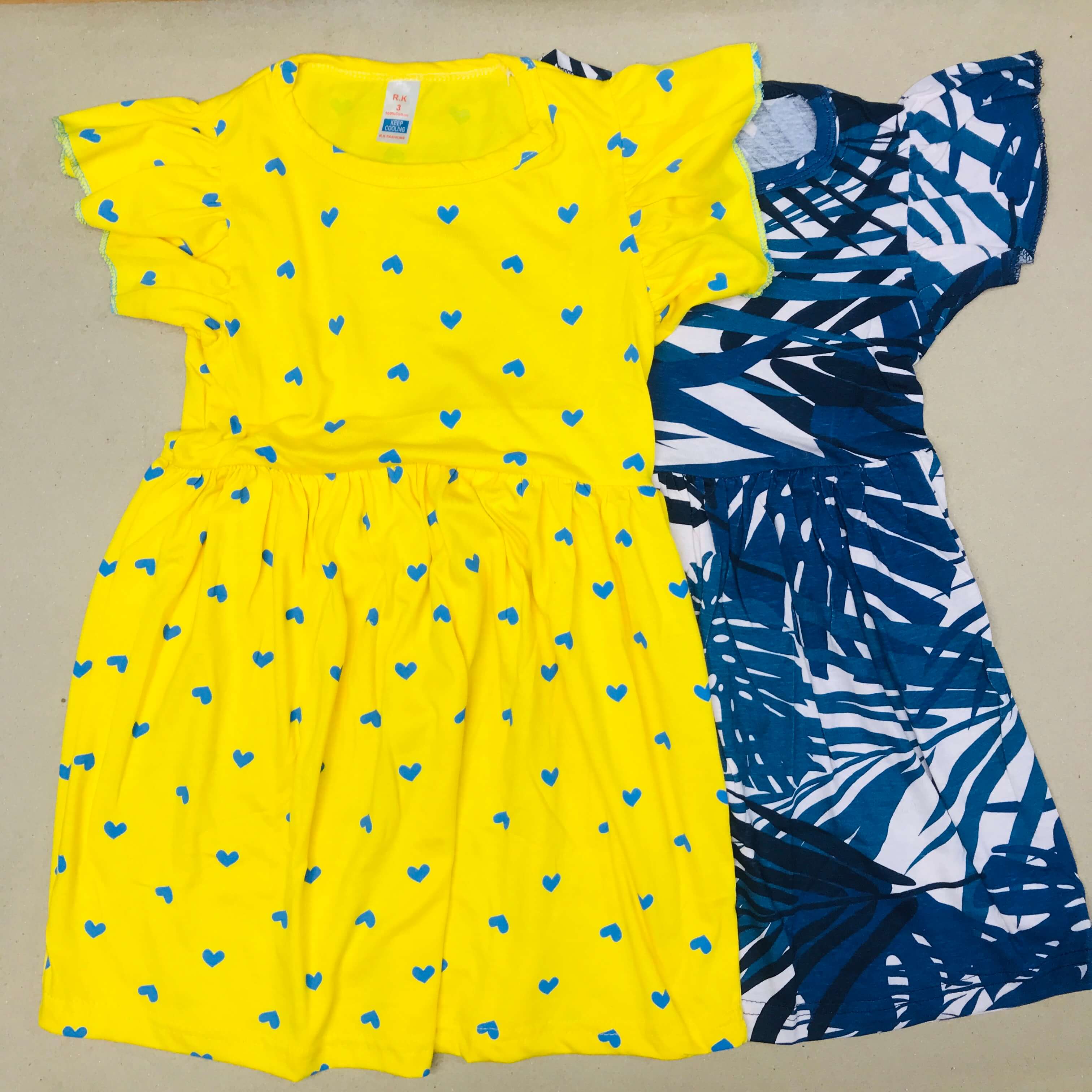 Printed Frock Pack Of 2
