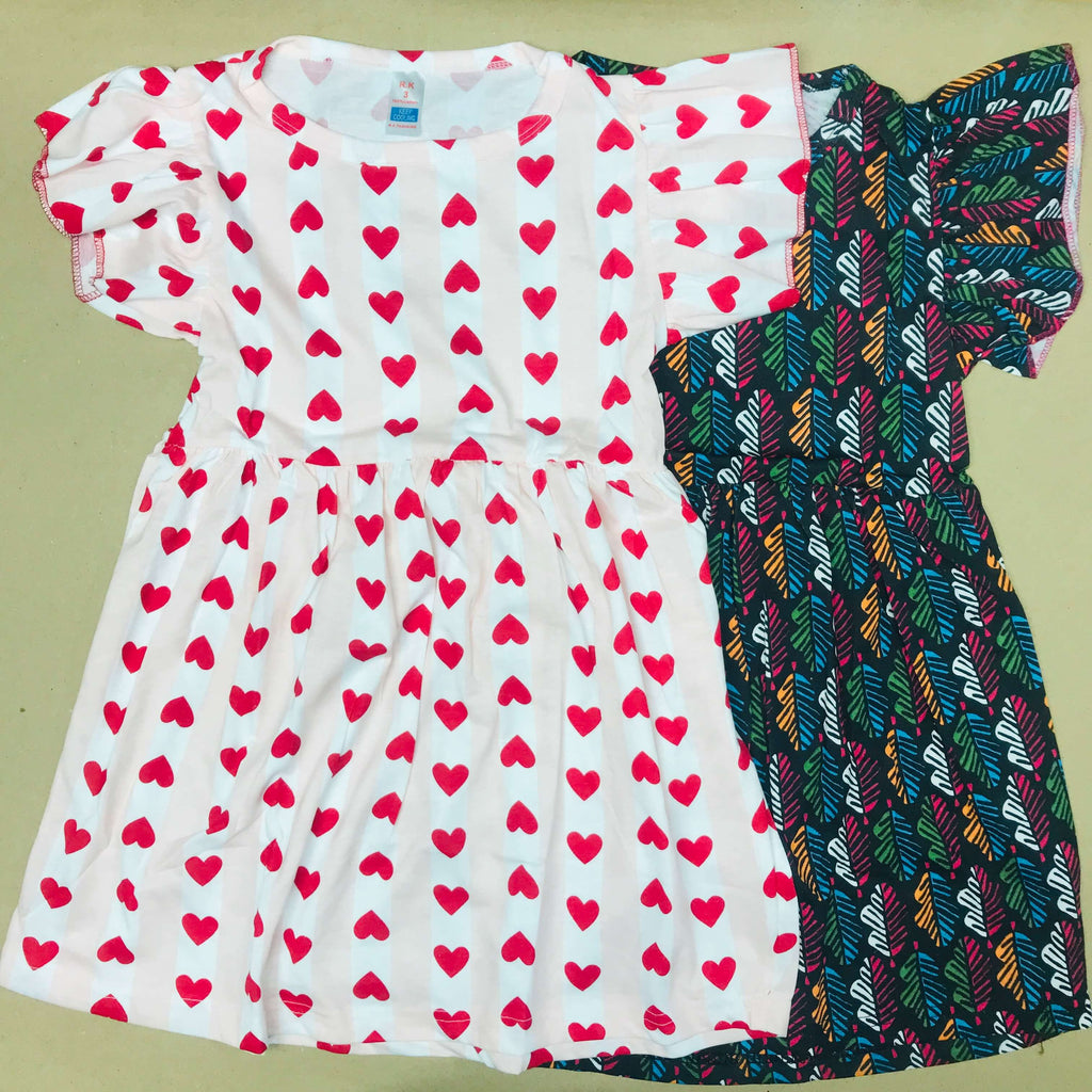 Printed Frock Pack Of 2