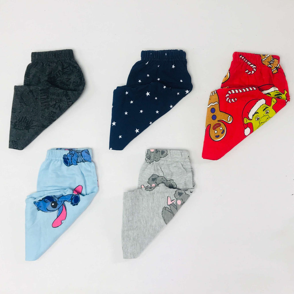 Unisex Kids Pants Pack of 5