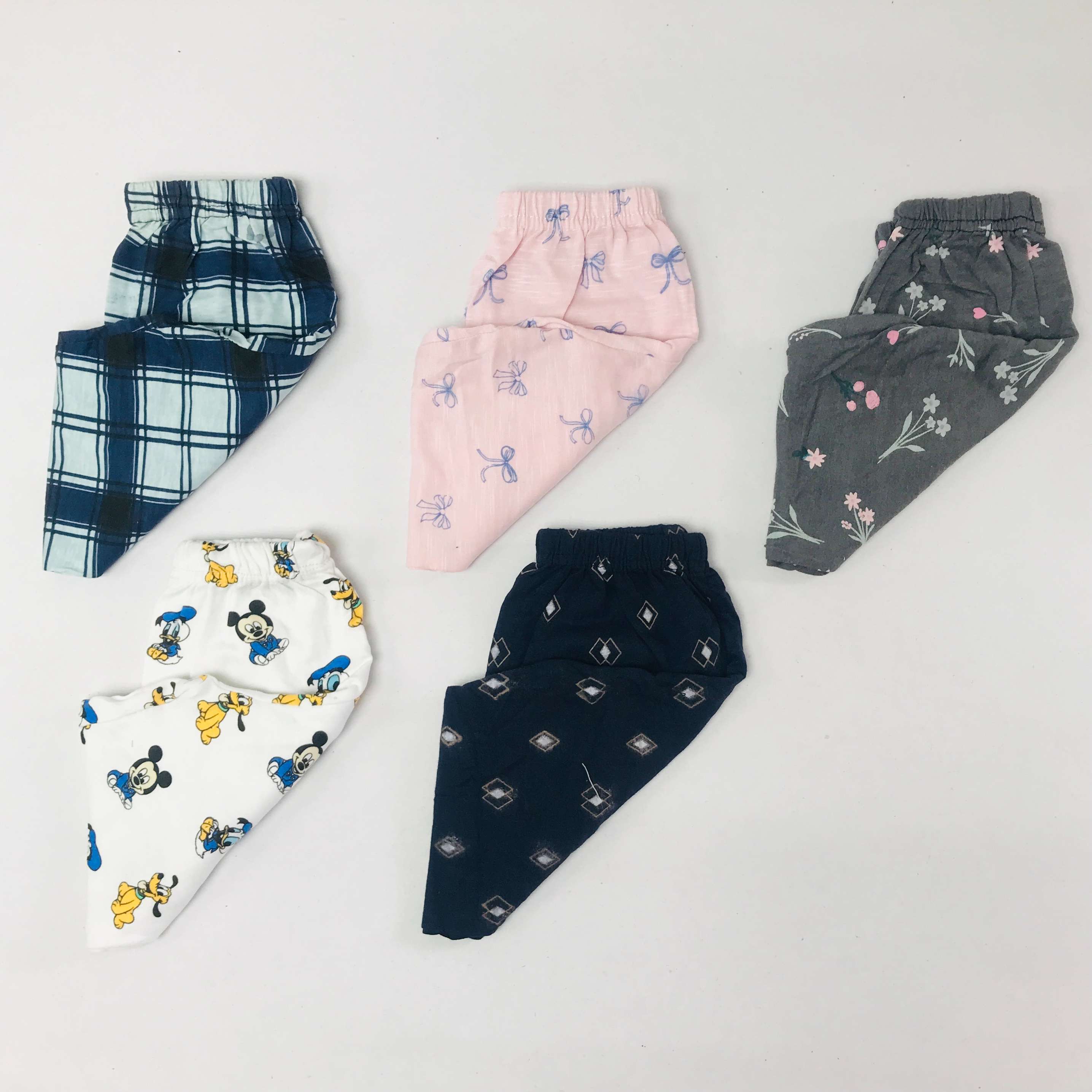 Unisex Kids Pants Pack of 5