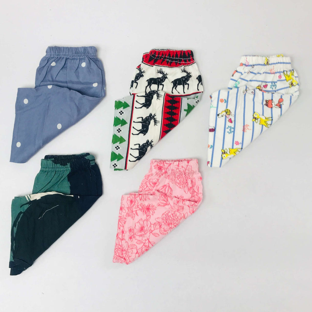 Unisex Kids Pants Pack of 5