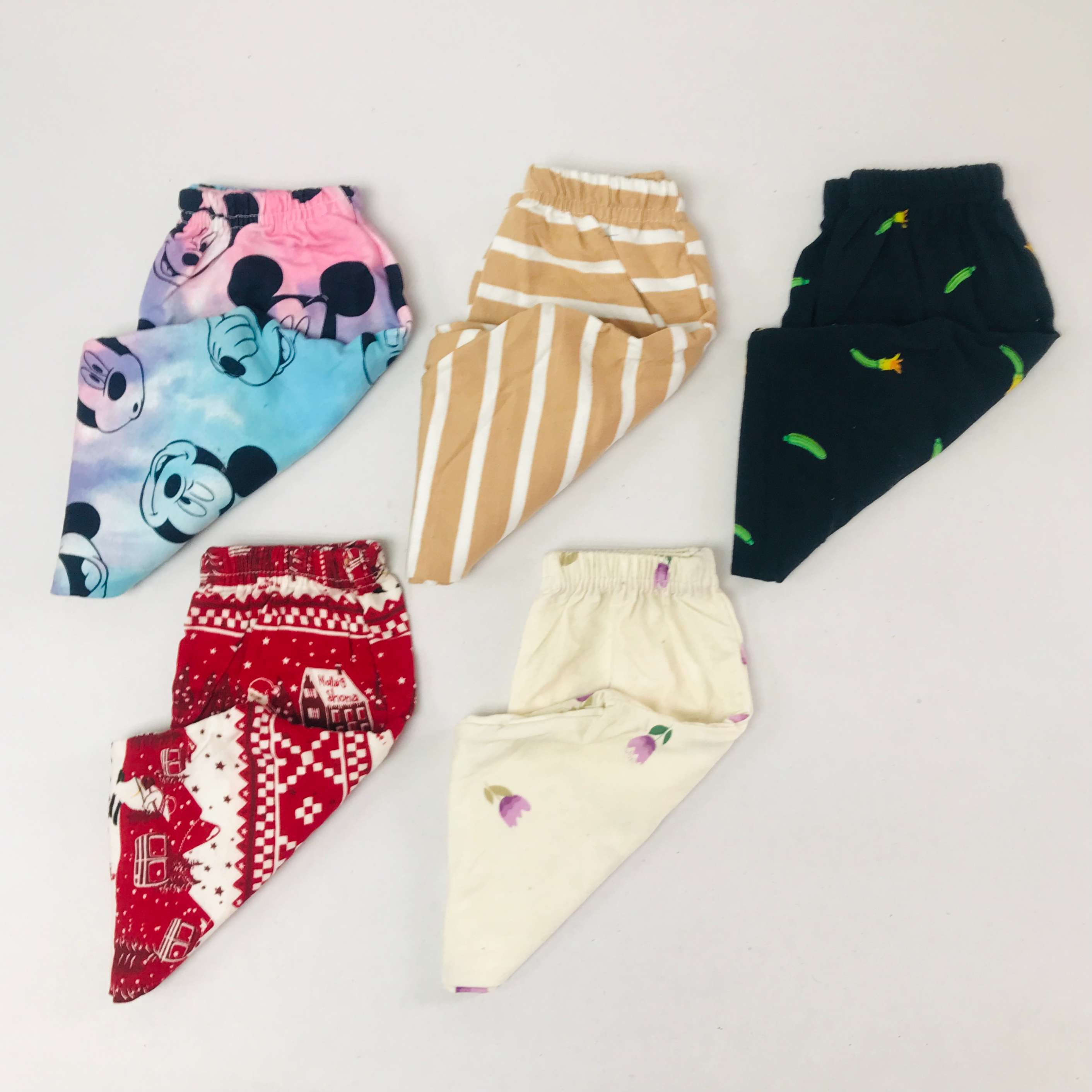 Unisex Kids Pants Pack of 5