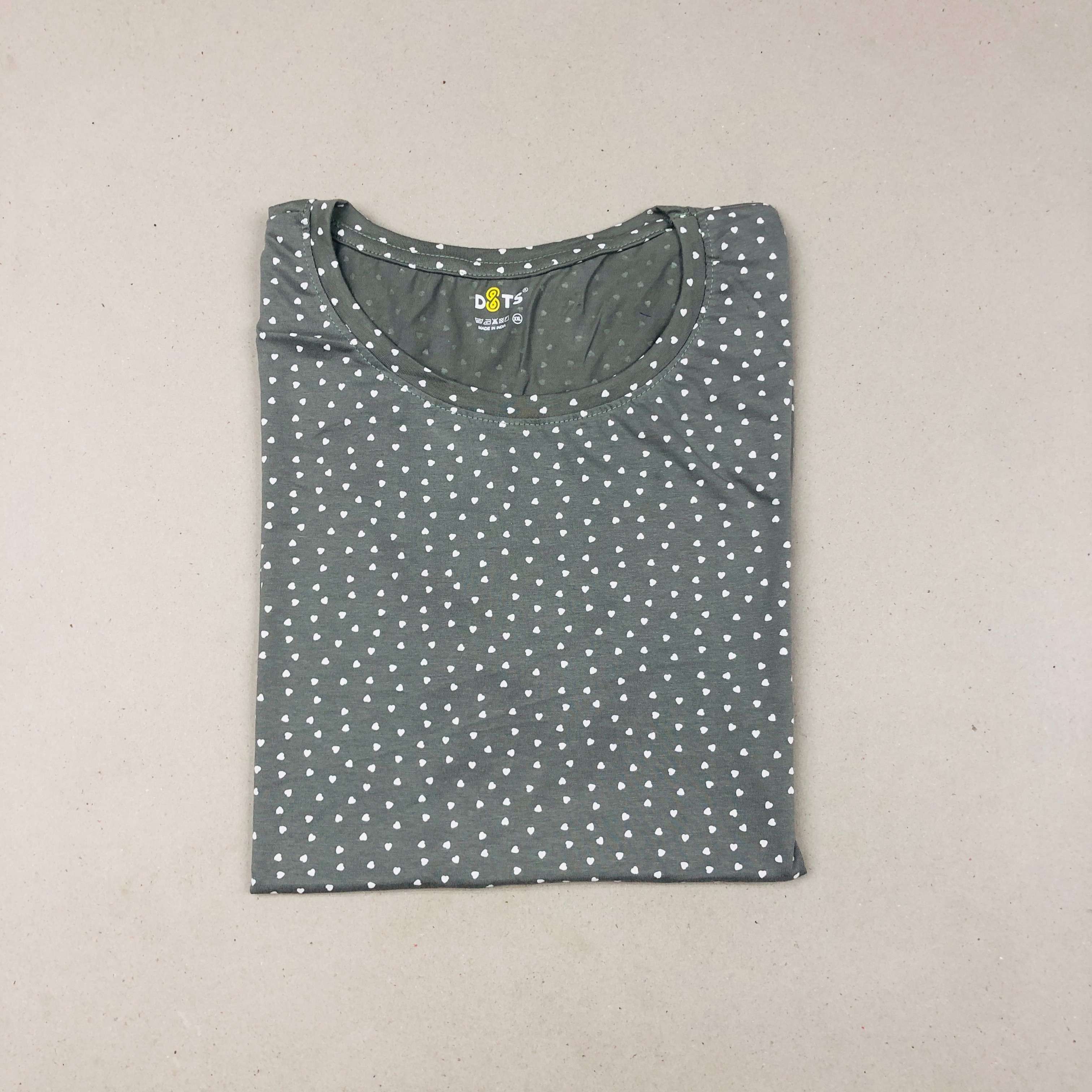 Dots Ladies Printed T-Shirt