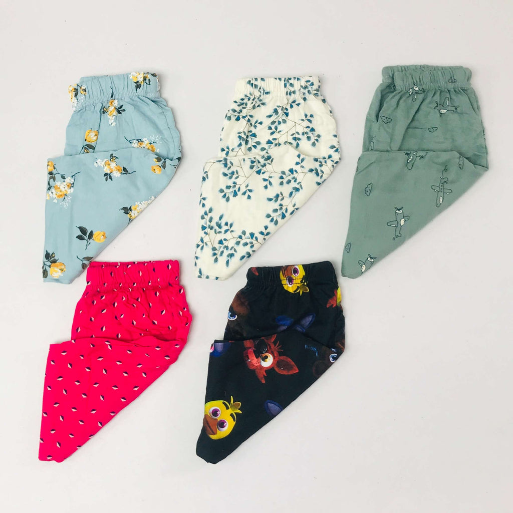 Unisex Kids Pants Pack of 5