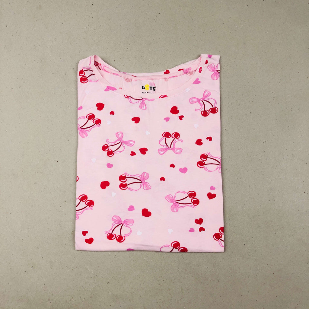 Dots Ladies Printed T-Shirt