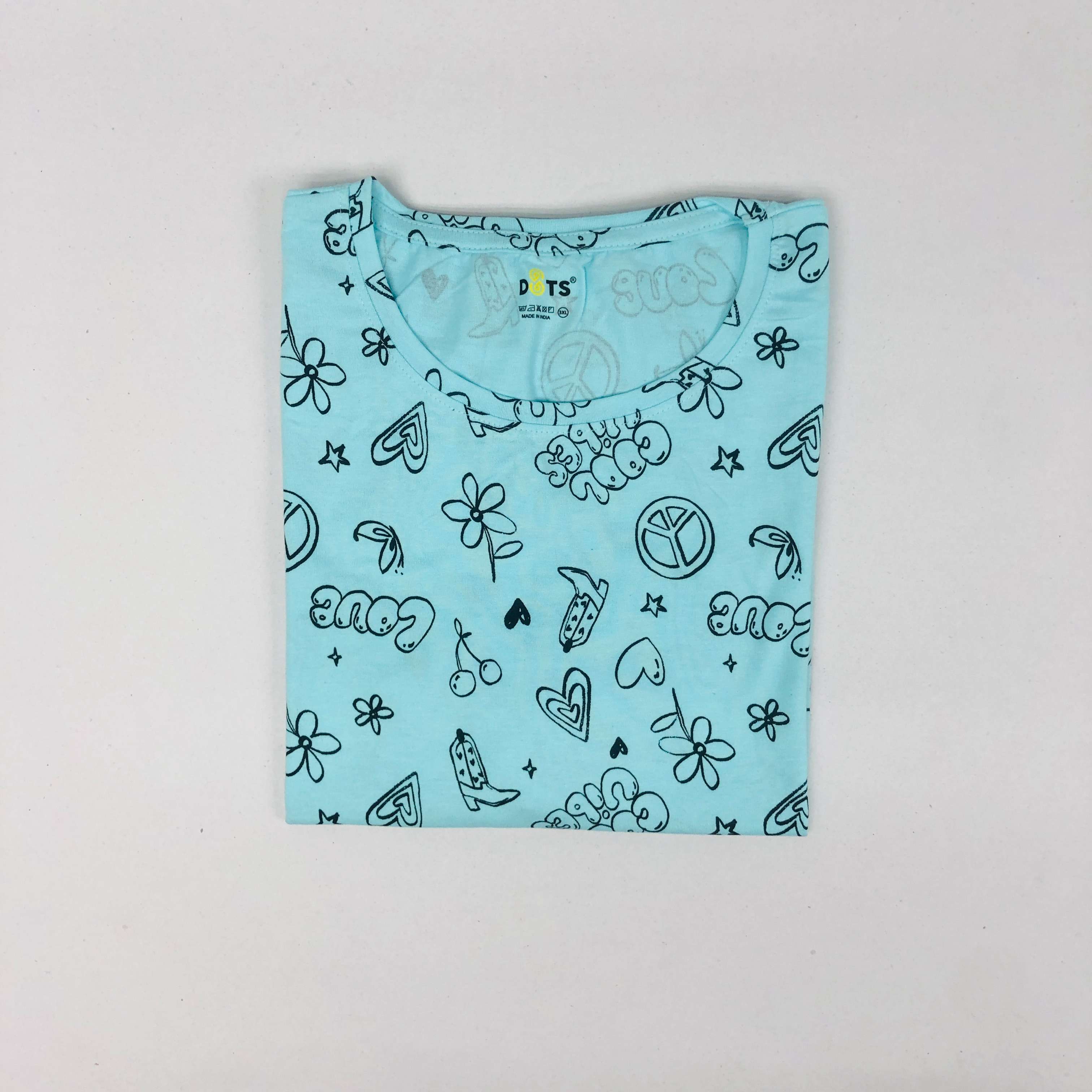 Dots Ladies Printed T-Shirt
